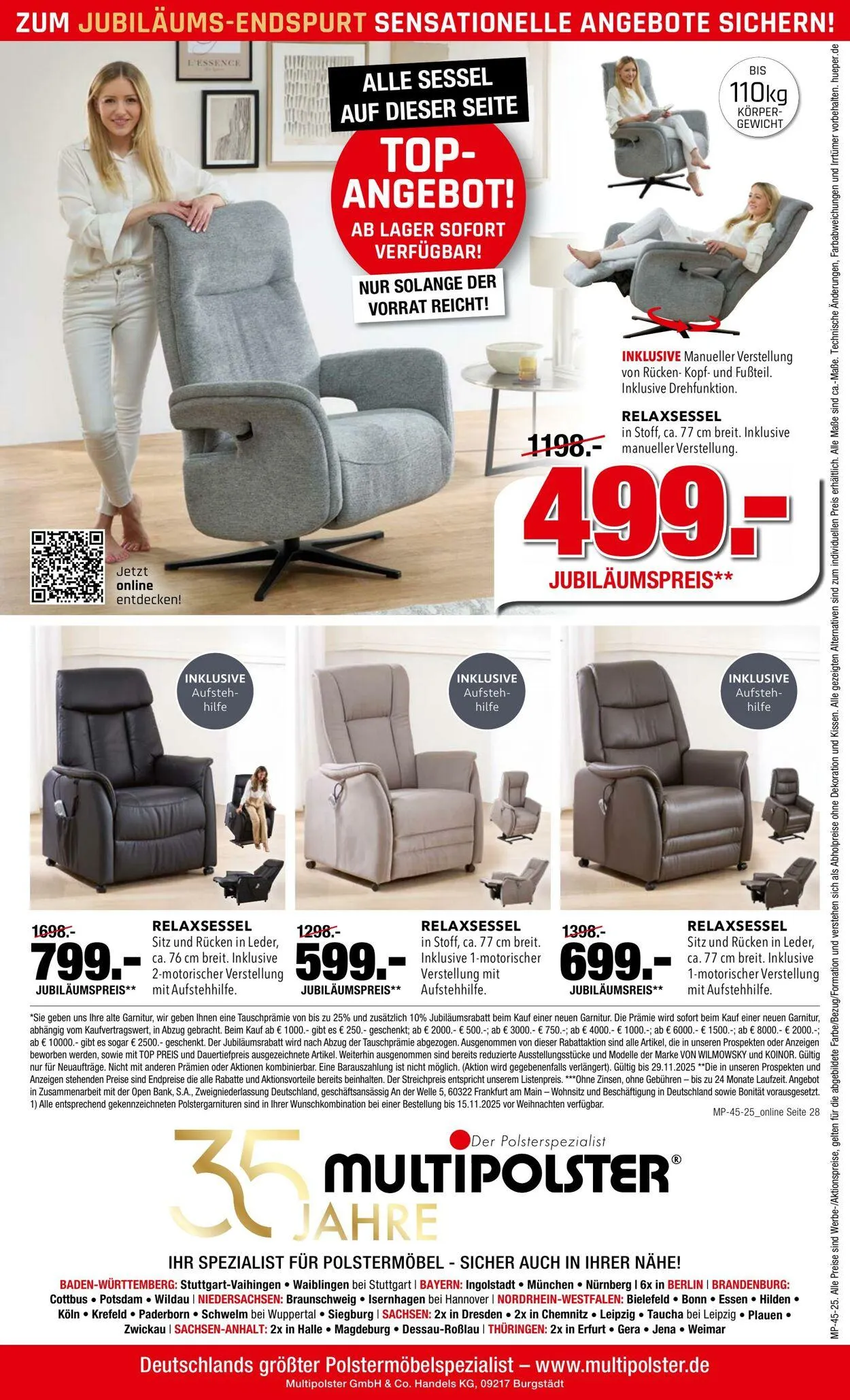 Multipolster Aktueller Prospekt von 5. November bis 19. November 2025 - Prospekt seite 28