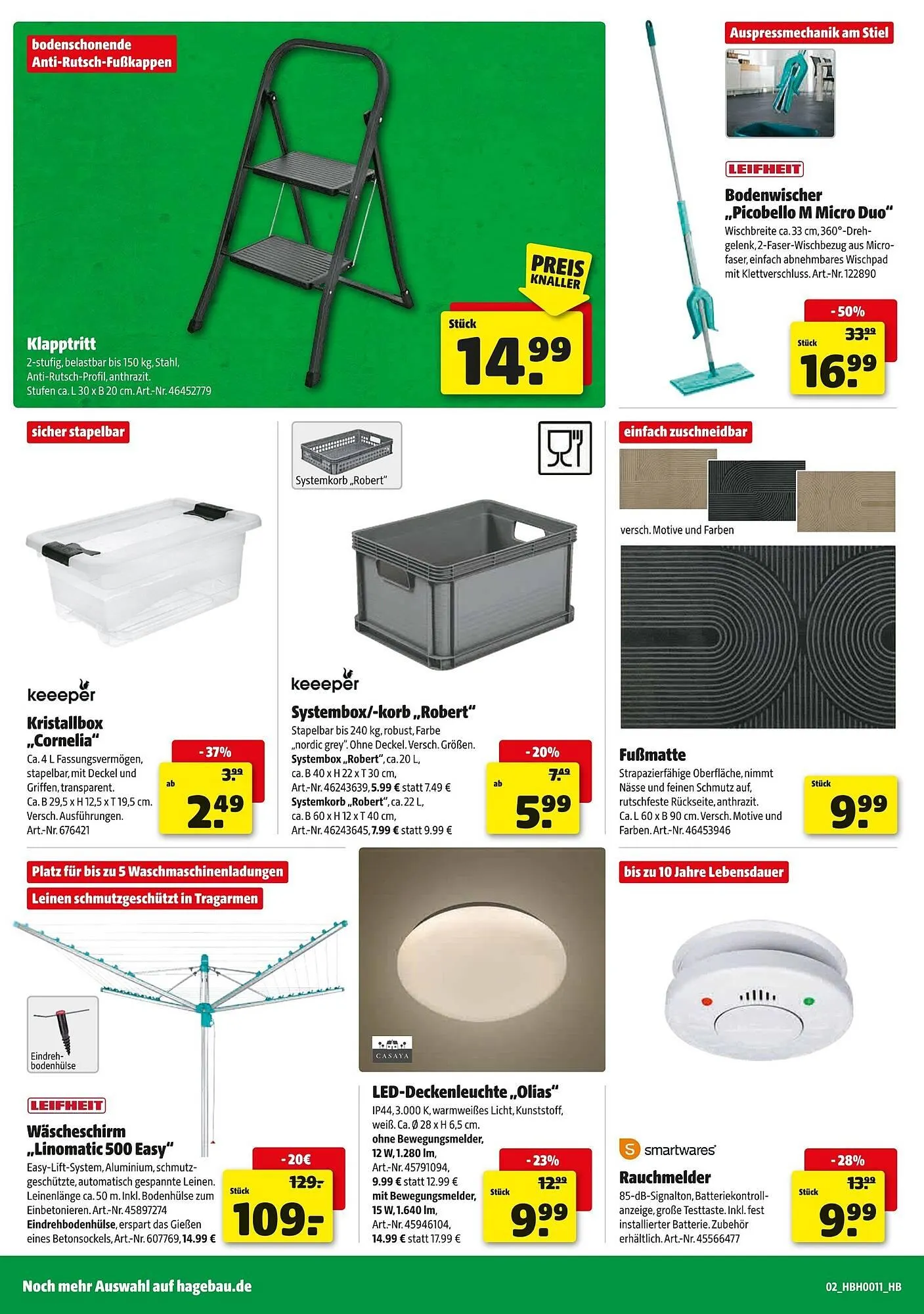 Hagebau Prospekt von 8. März bis 15. März 2025 - Prospekt seite 2