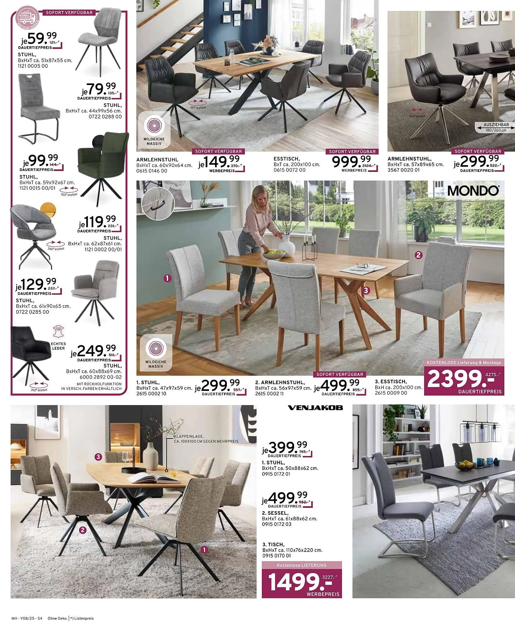 Möbel Heinrich Prospekt von 30. Juli bis 24. August 2025 - Prospekt seite 4