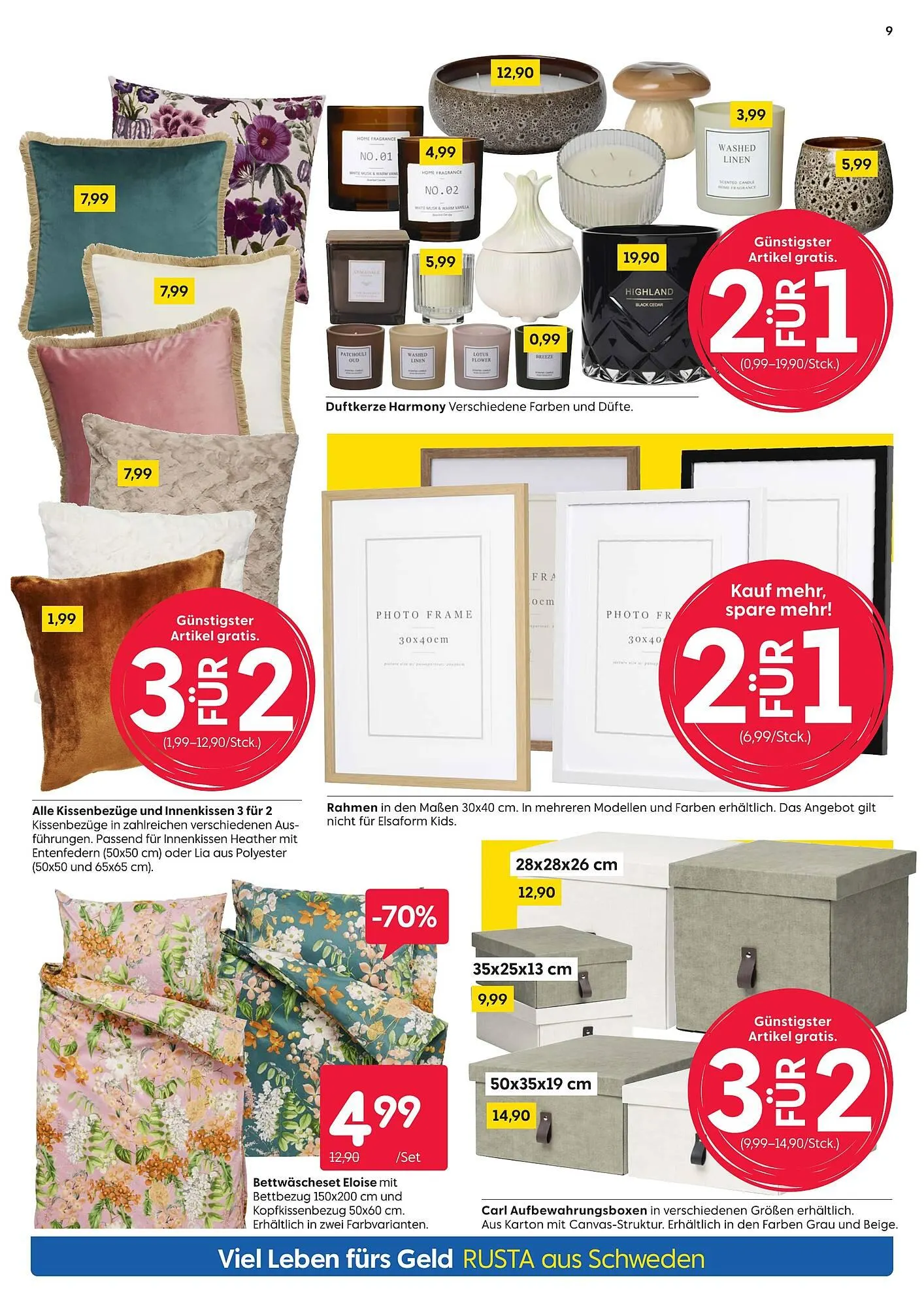 Rusta Prospekt von 26. Juli bis 1. August 2025 - Prospekt seite 9