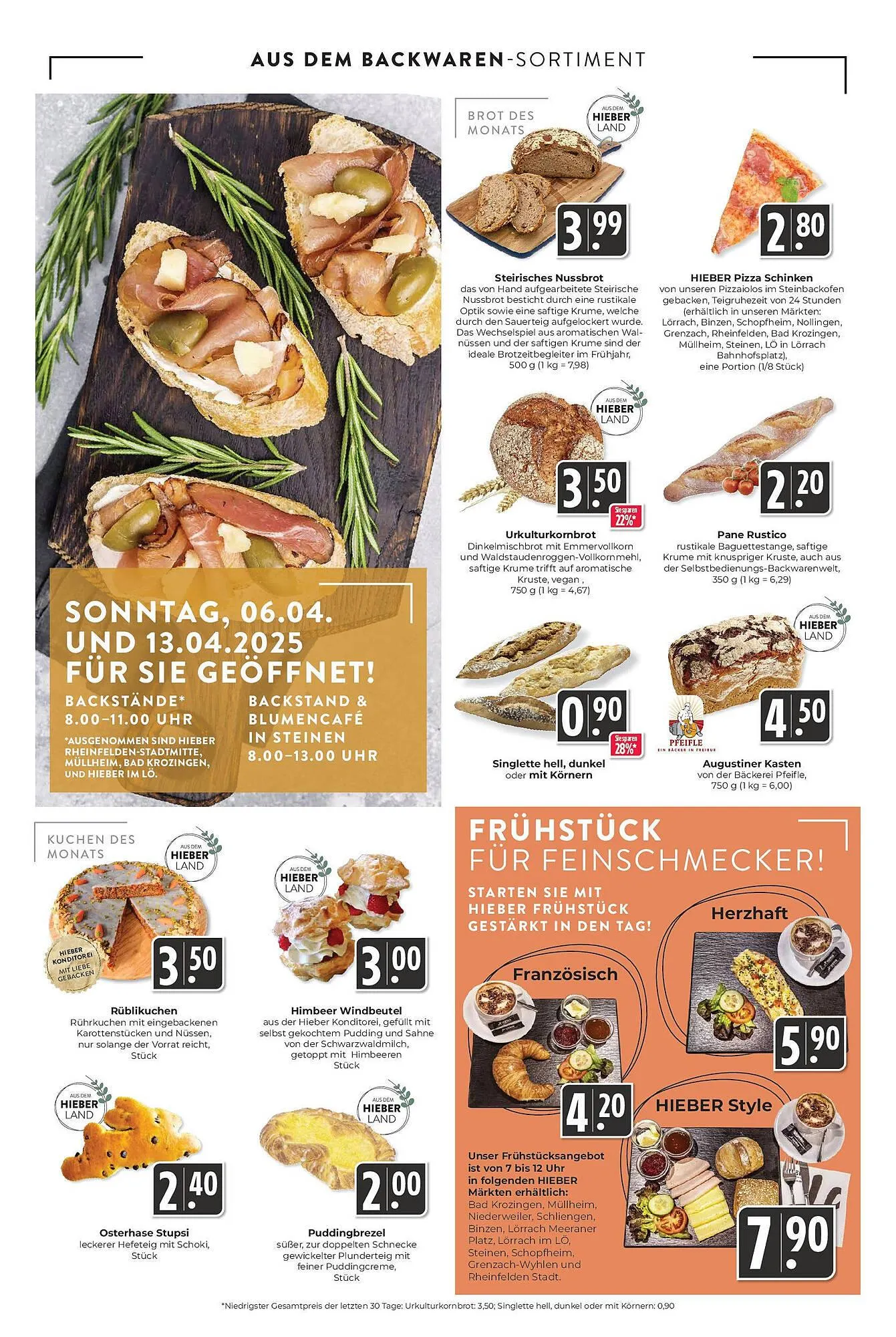 Hieber's Frische Center Prospekt von 6. April bis 12. April 2025 - Prospekt seite 8
