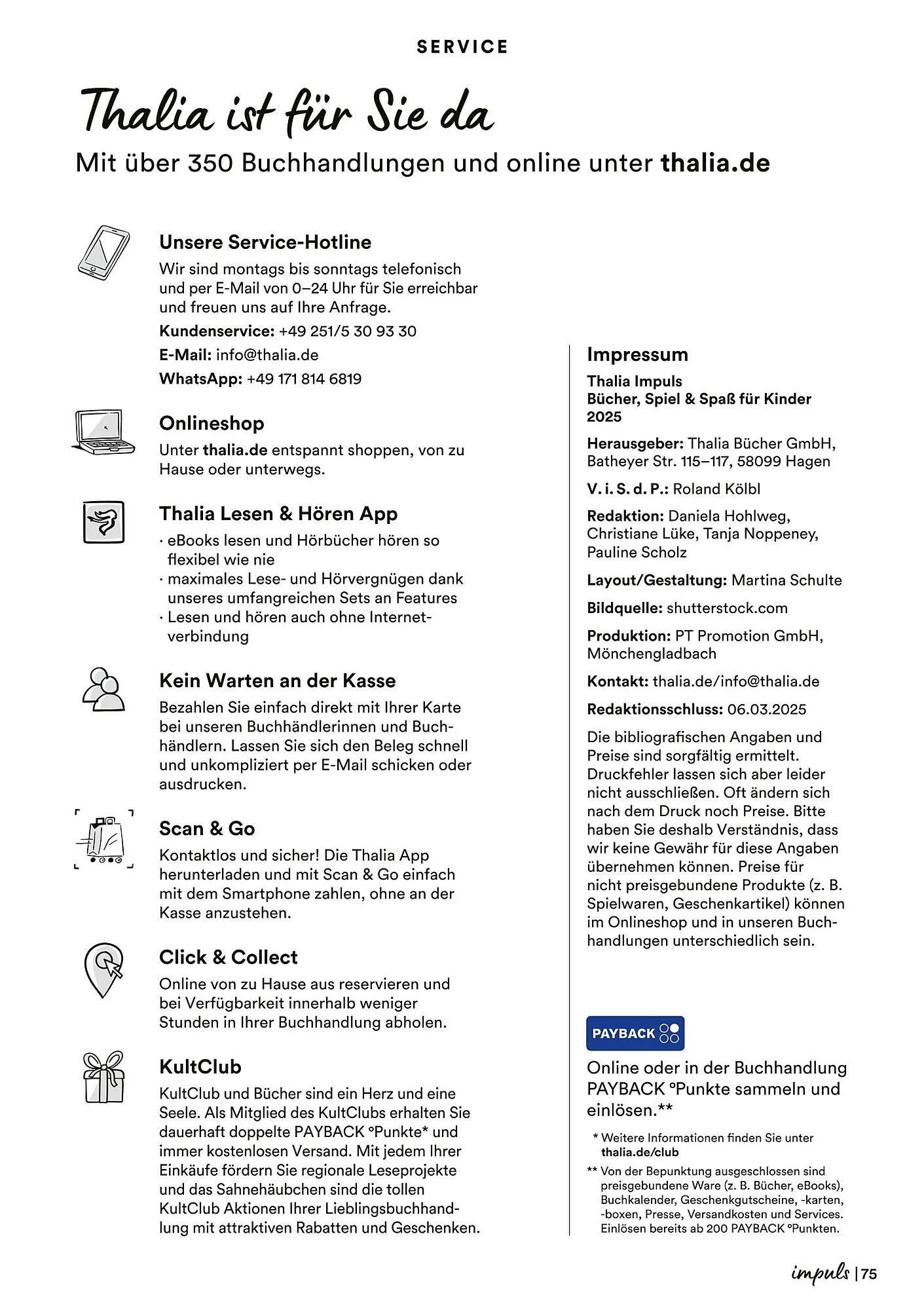 Thalia Prospekt von 7. April bis 19. April 2025 - Prospekt seite 75