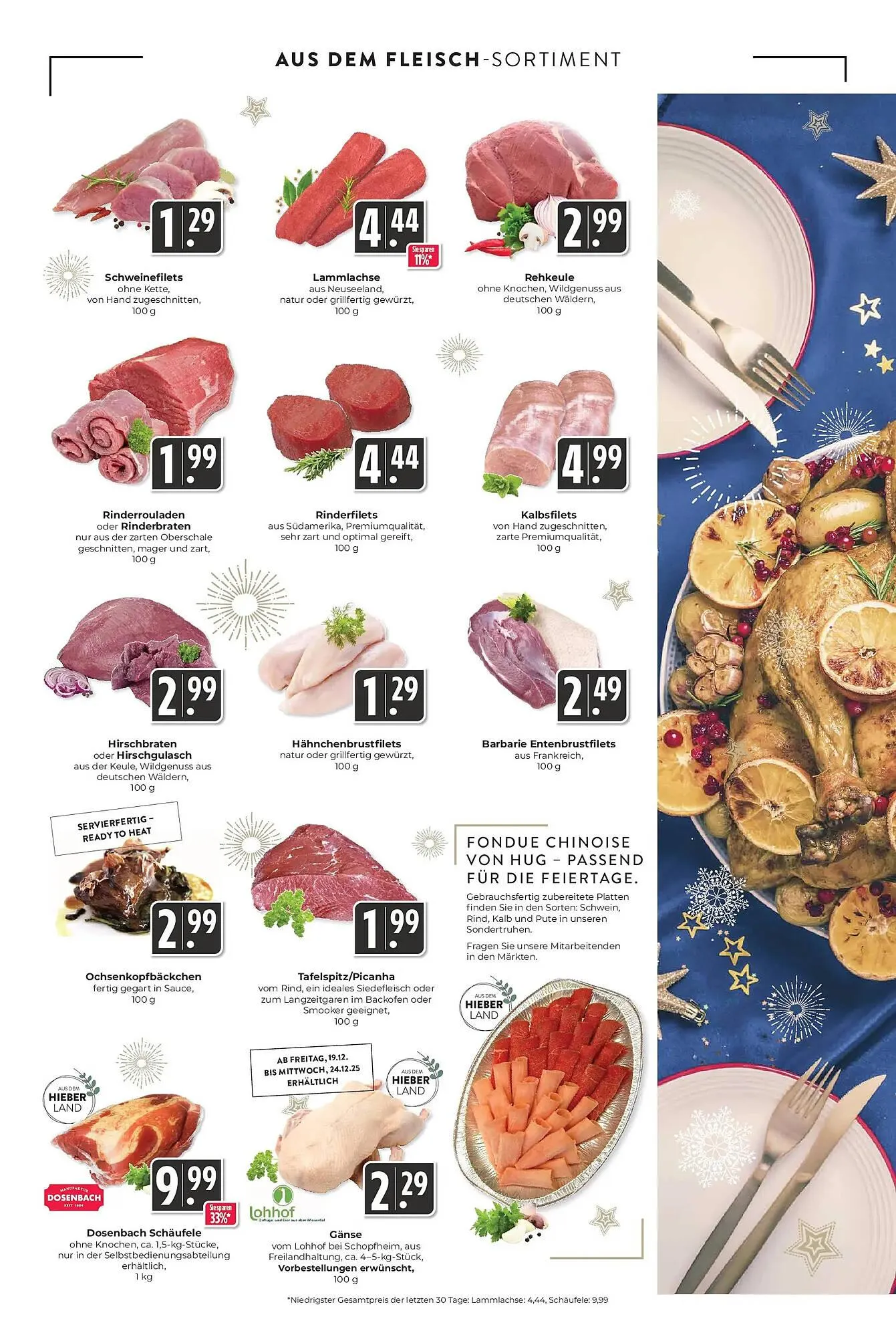 Hieber's Frische Center Prospekt von 21. Dezember bis 27. Dezember 2025 - Prospekt seite 4