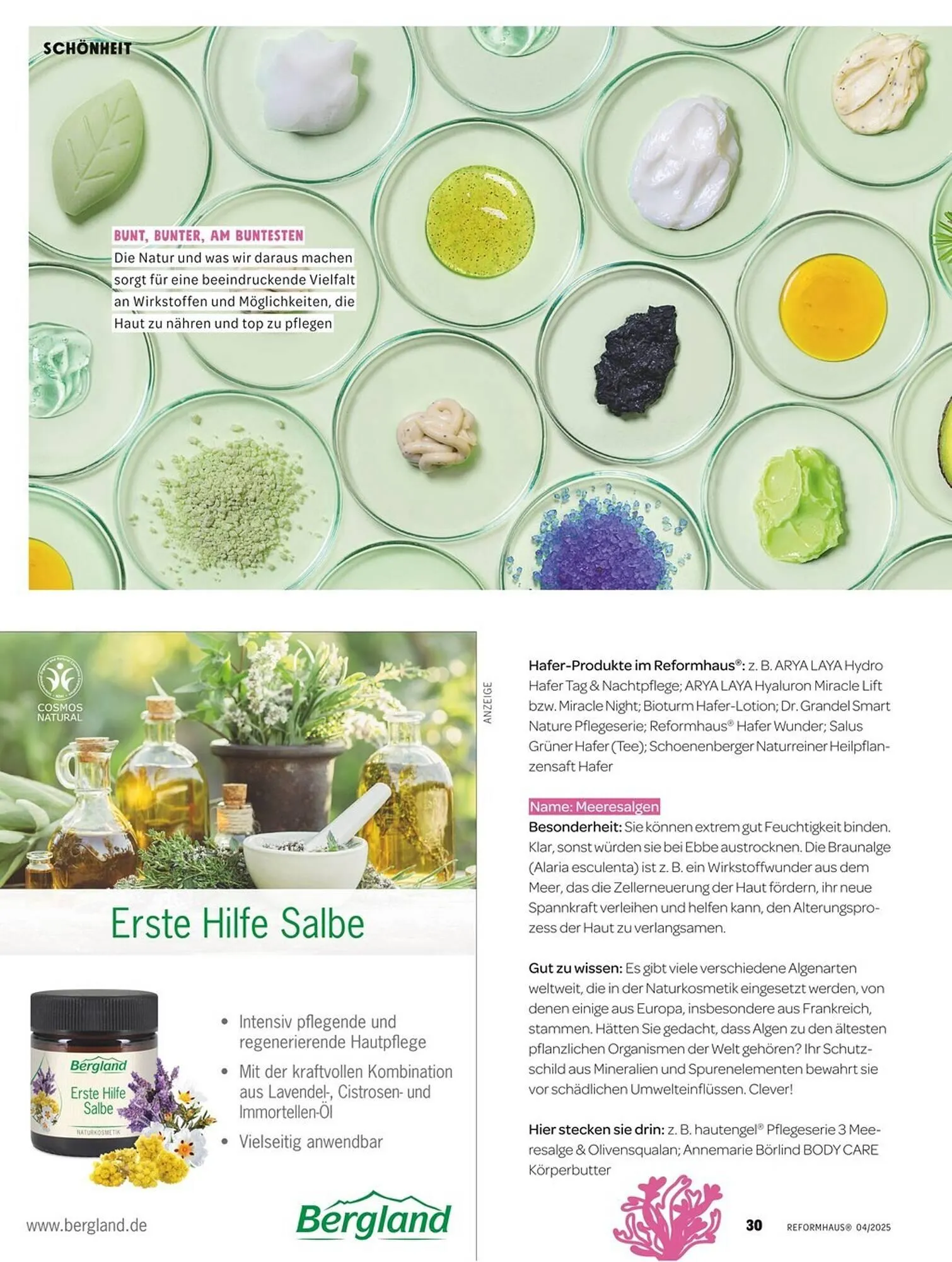 Reformhaus Prospekt von 1. April bis 30. April 2025 - Prospekt seite 30