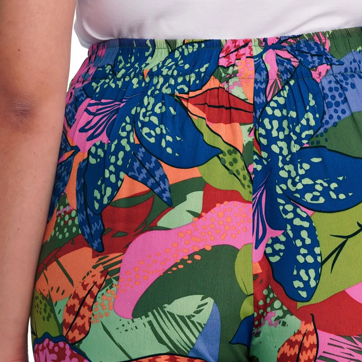 Damen Hose mit Allover-Print