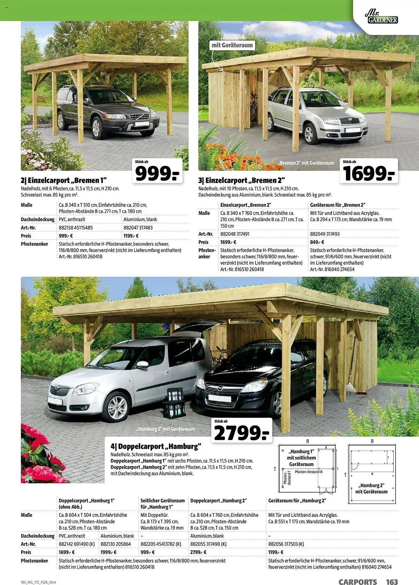 Hagebau Prospekt von 2. März bis 31. Dezember 2026 - Prospekt seite 163
