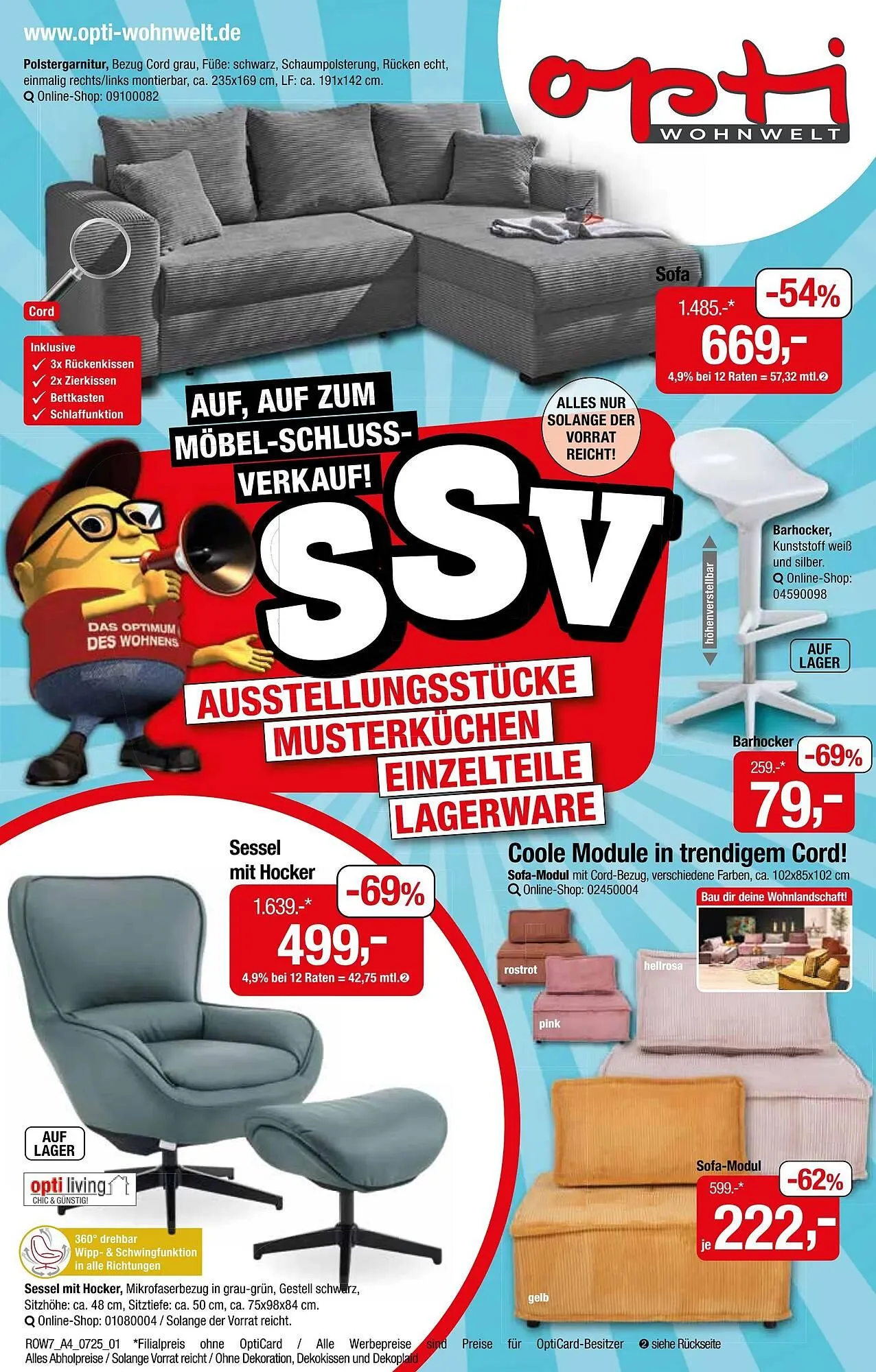 Opti Wohnwelt Prospekt - 1