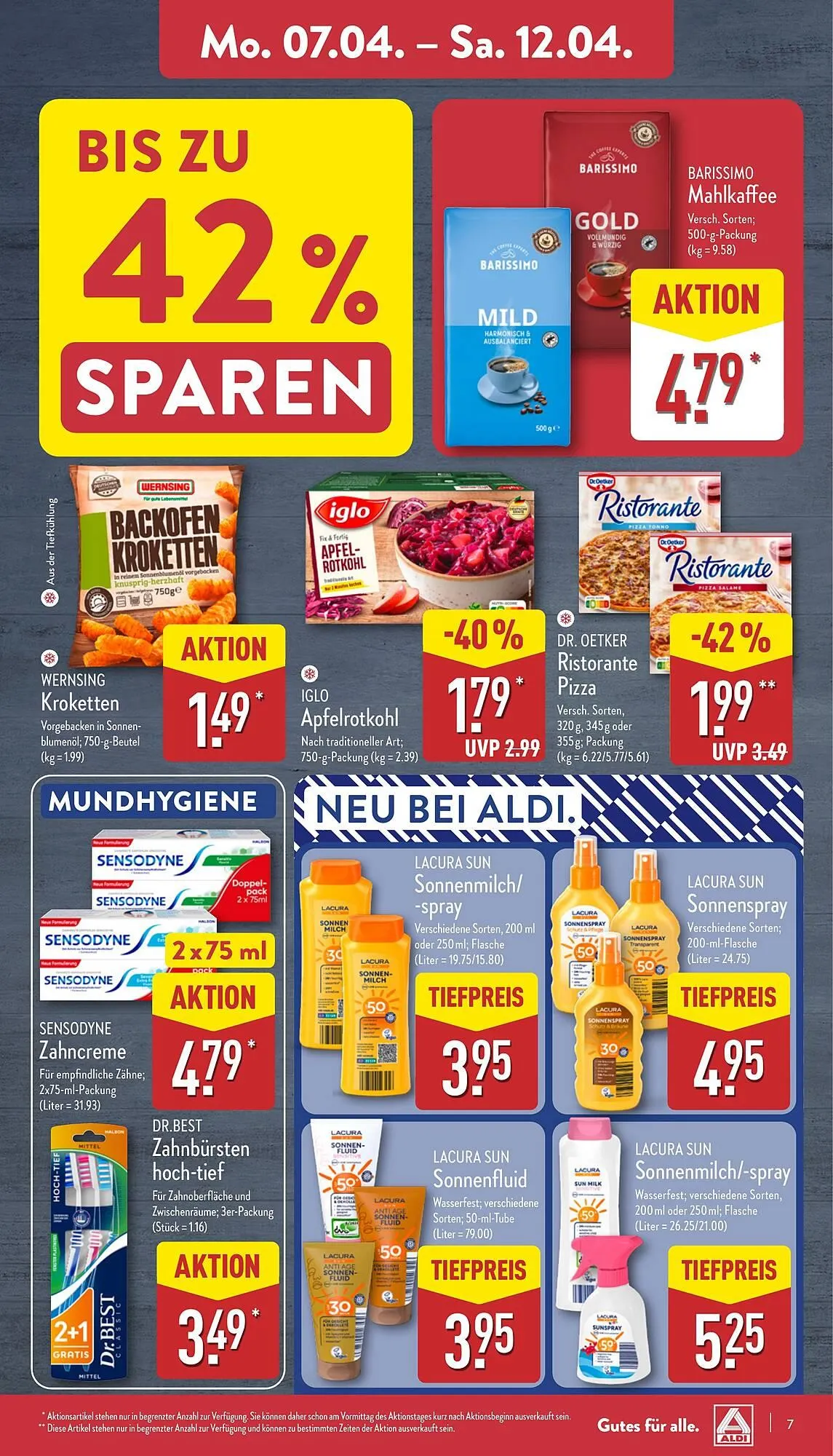 Aldi Nord Prospekt von 7. April bis 12. April 2025 - Prospekt seite 7