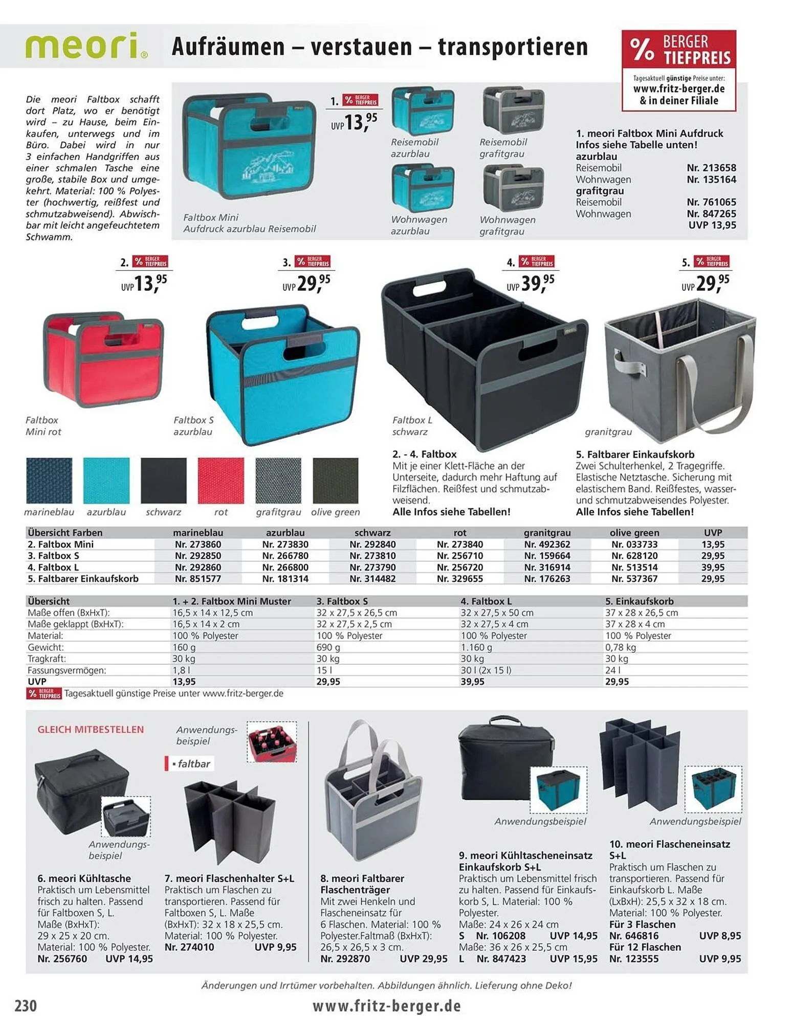 Fritz Berger Prospekt von 27. Mai bis 31. Dezember 2025 - Prospekt seite 230
