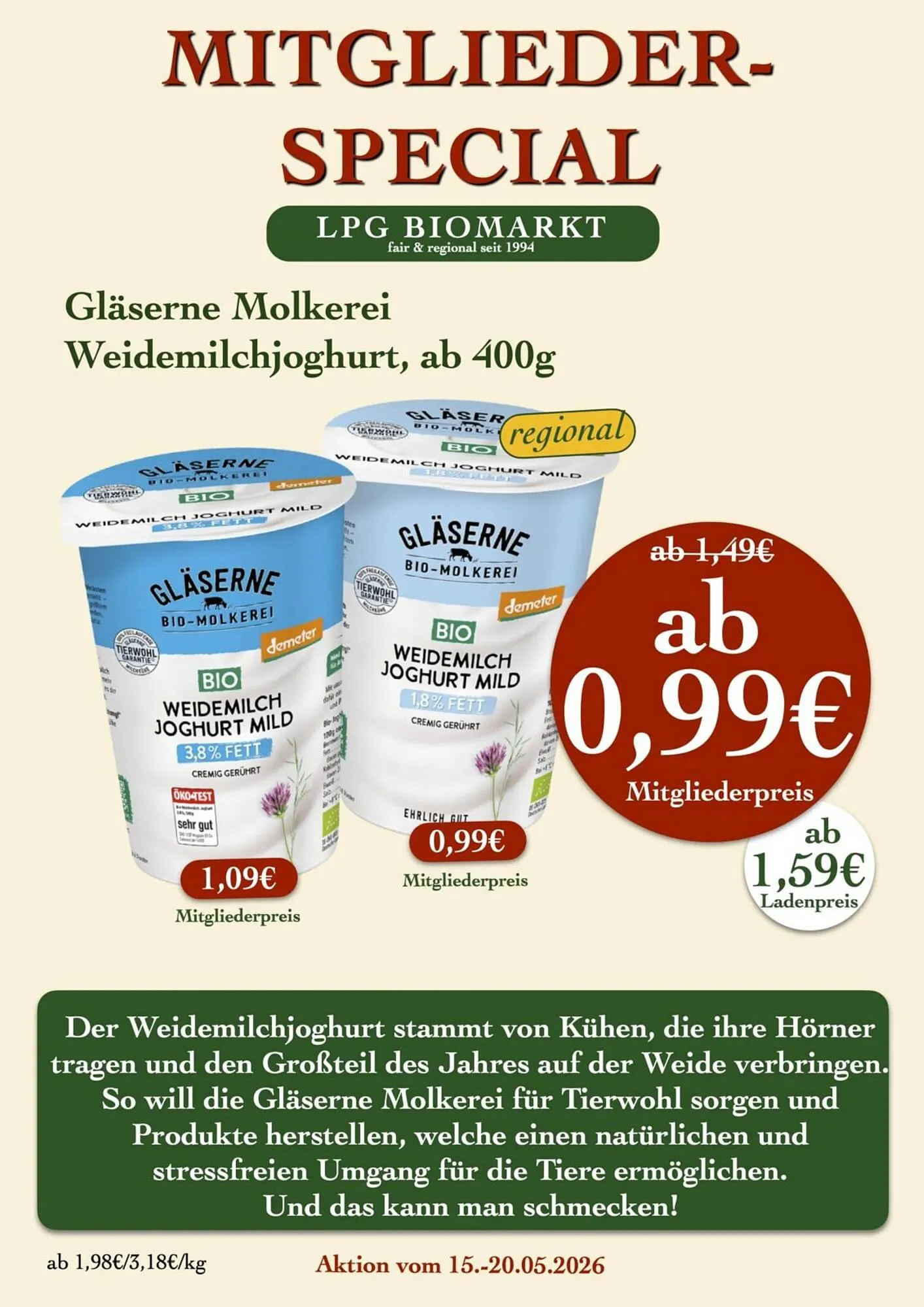 LPG Biomarkt Prospekt von 15. Mai bis 20. Mai 2026 - Prospekt seite 7