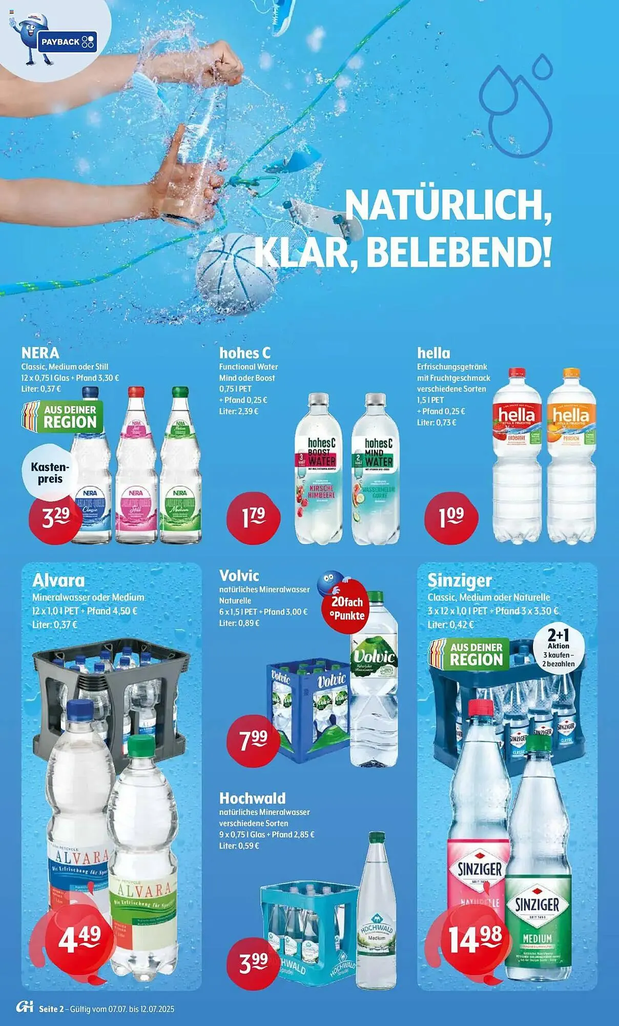 Trink und Spare Prospekt von 7. Juli bis 12. Juli 2025 - Prospekt seite 2