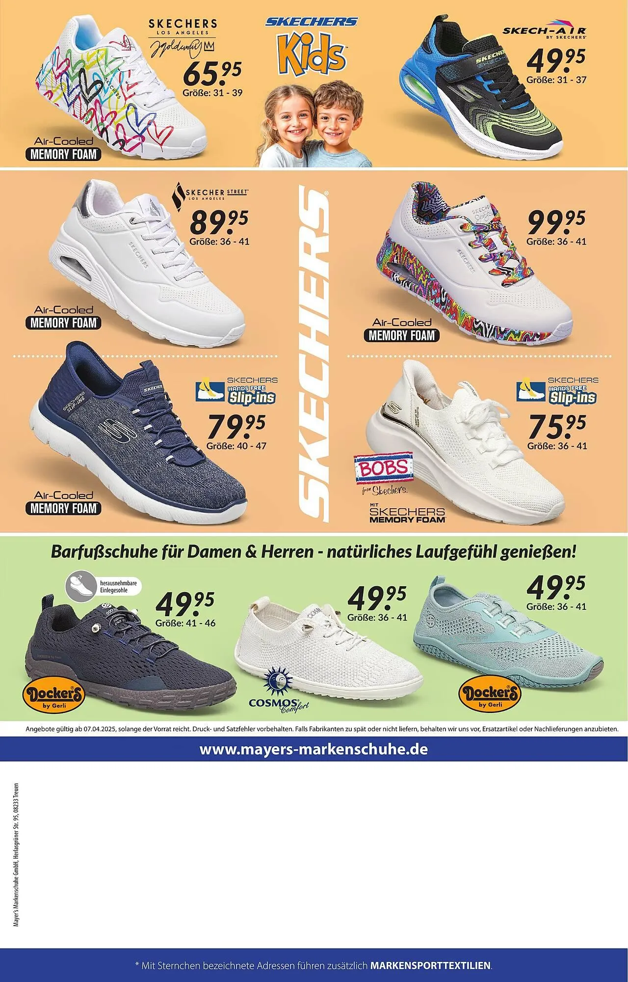 Mayer's Markenschuhe Prospekt von 7. April bis 5. Mai 2025 - Prospekt seite 7