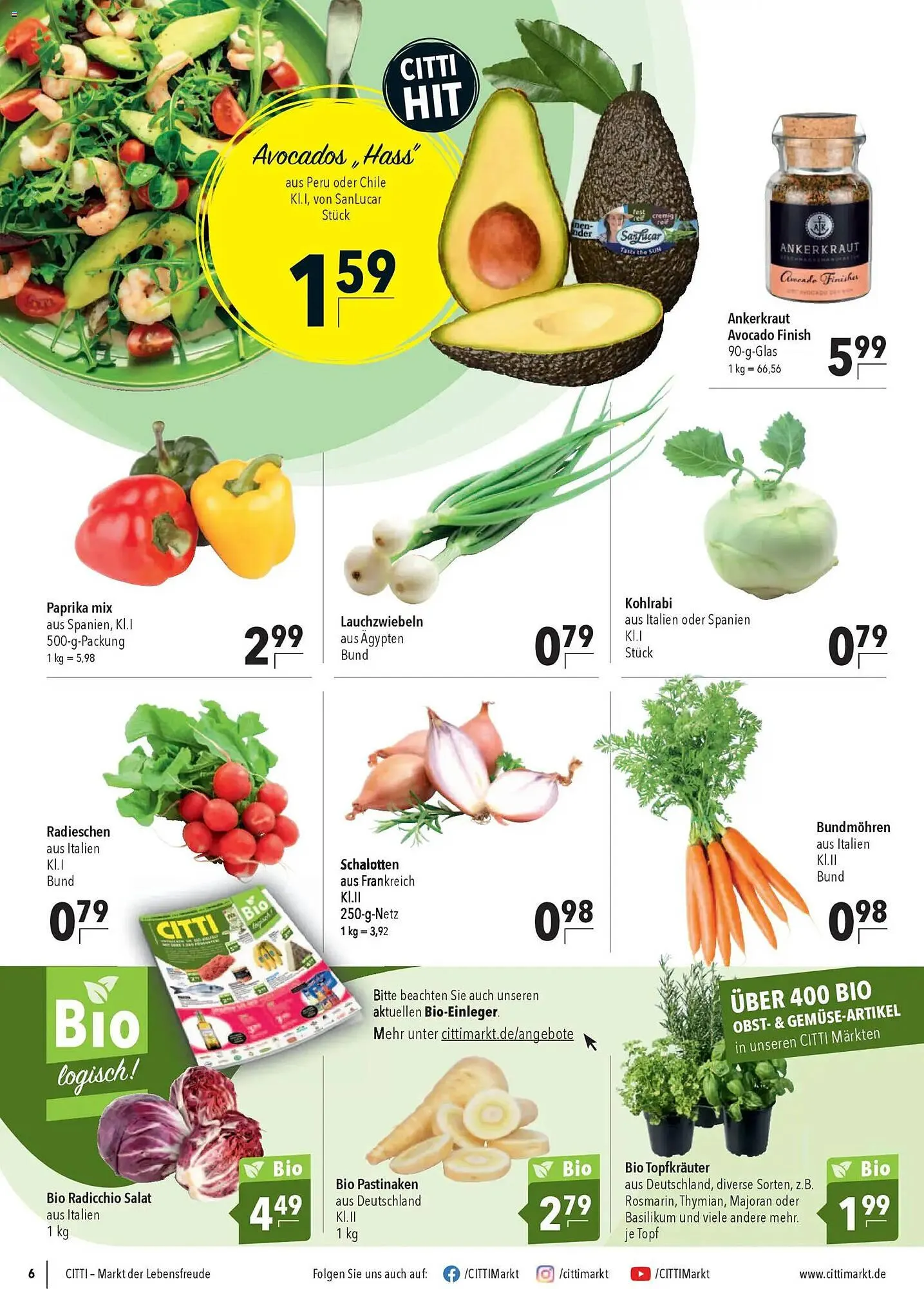 CITTI Markt Prospekt von 25. Februar bis 3. März 2026 - Prospekt seite 6