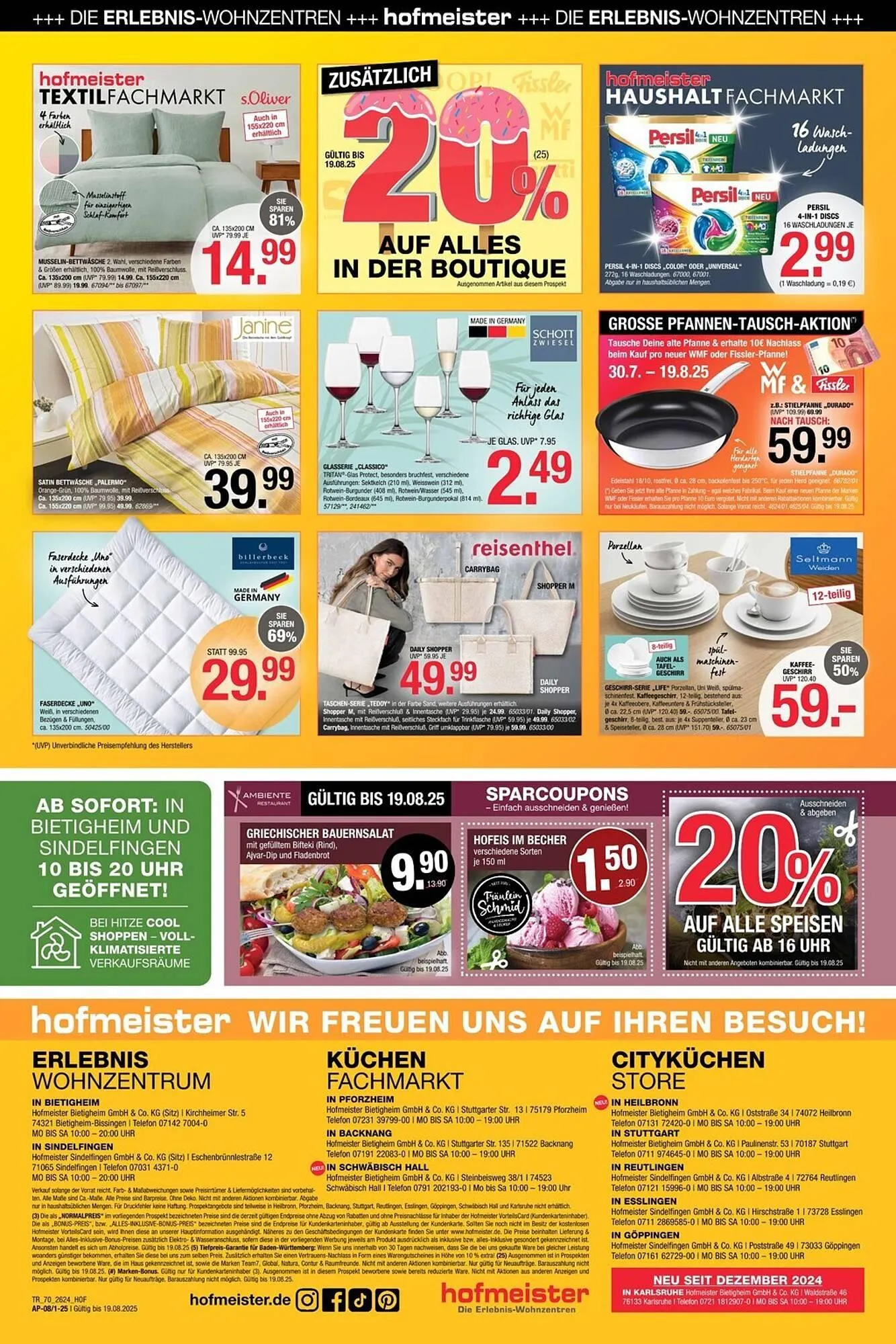 Hofmeister Prospekt von 30. Juli bis 19. August 2025 - Prospekt seite 12