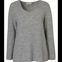 Feinstrickpullover Janina Plus, V-Ausschnitt