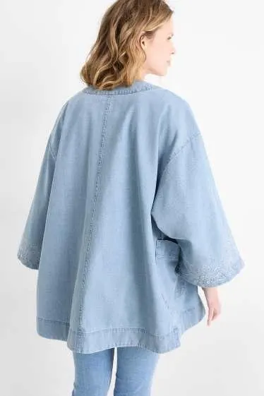 Denim kimono