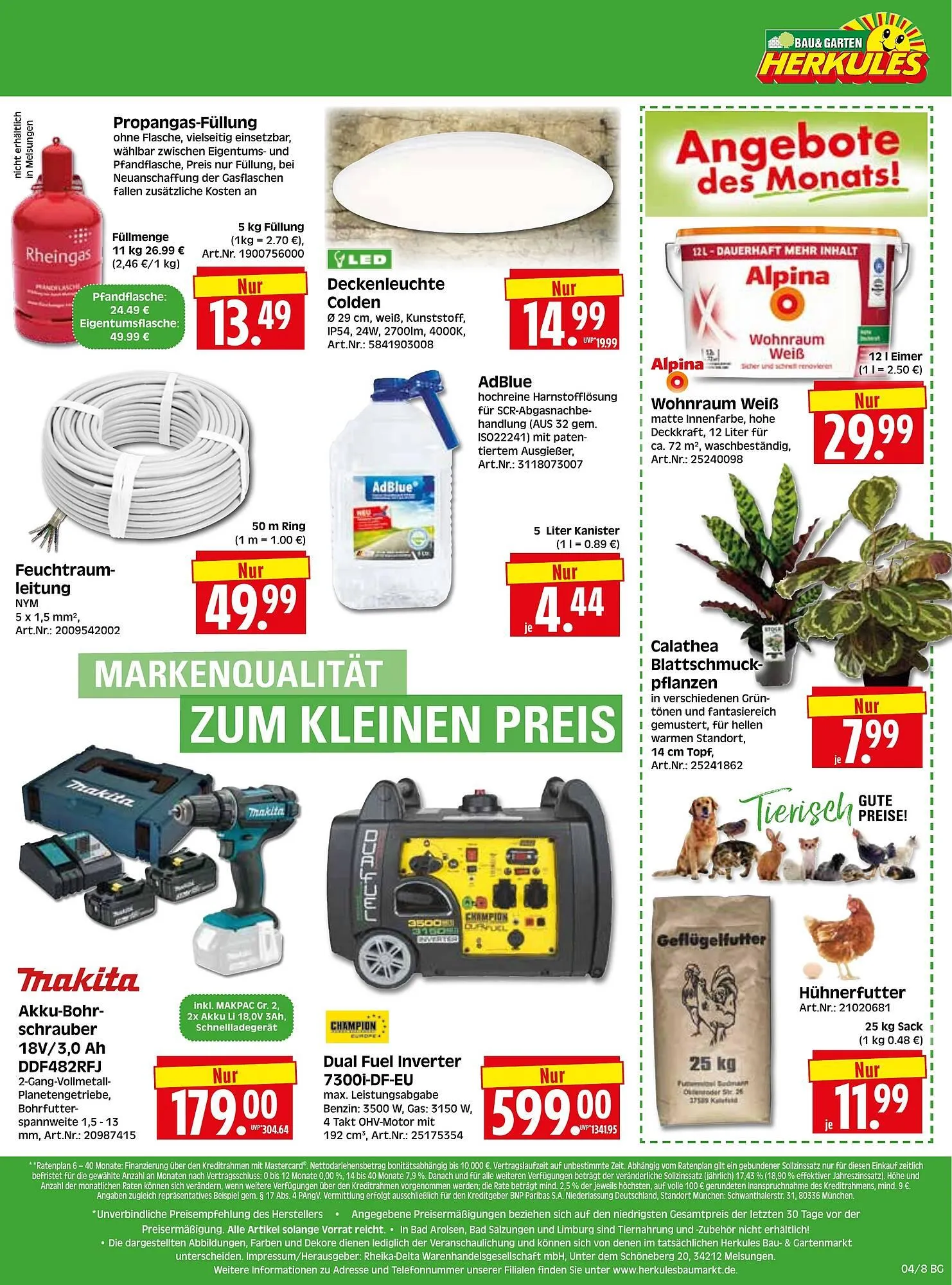 Herkules Baumarkt Prospekt von 19. Januar bis 24. Januar 2026 - Prospekt seite 8