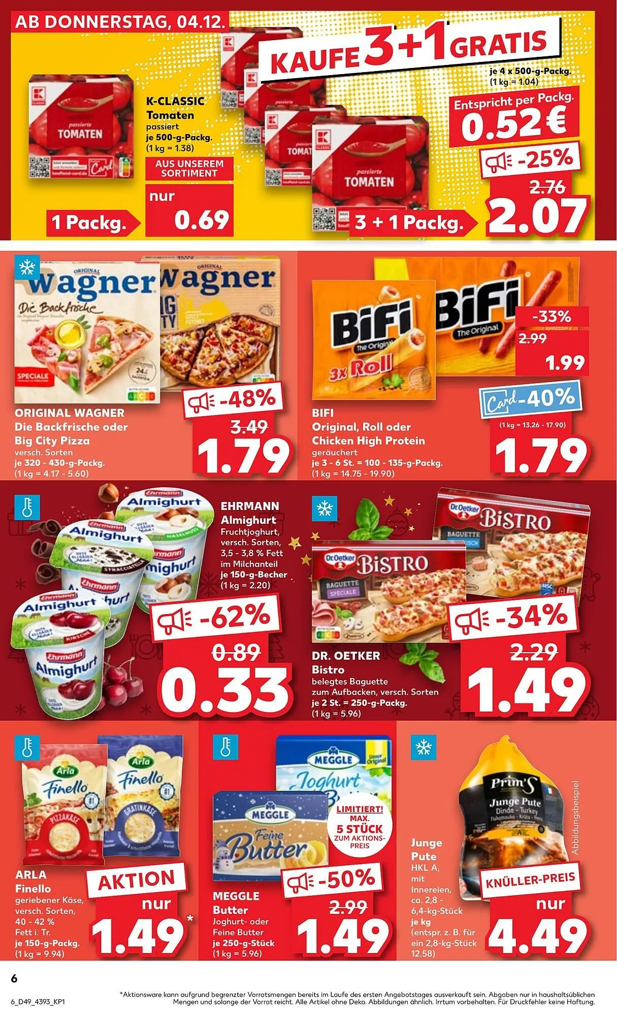Kaufland Prospekt von 4. Dezember bis 10. Dezember 2025 - Prospekt seite 6