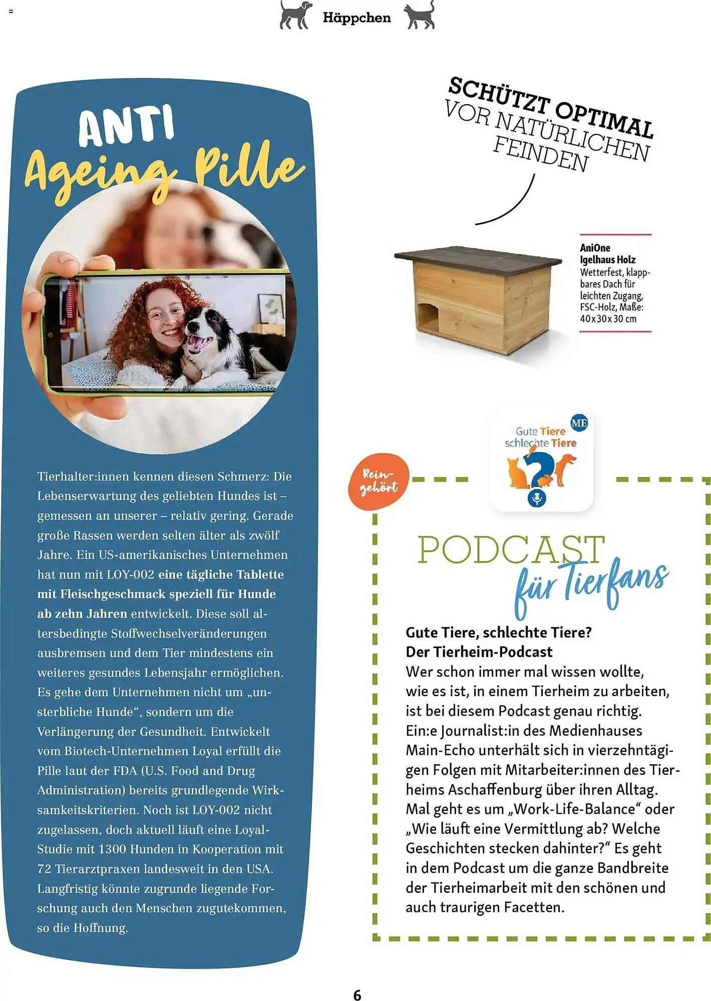 Fressnapf Magazin von 1. November bis 31. Dezember 2025 - Prospekt seite 6