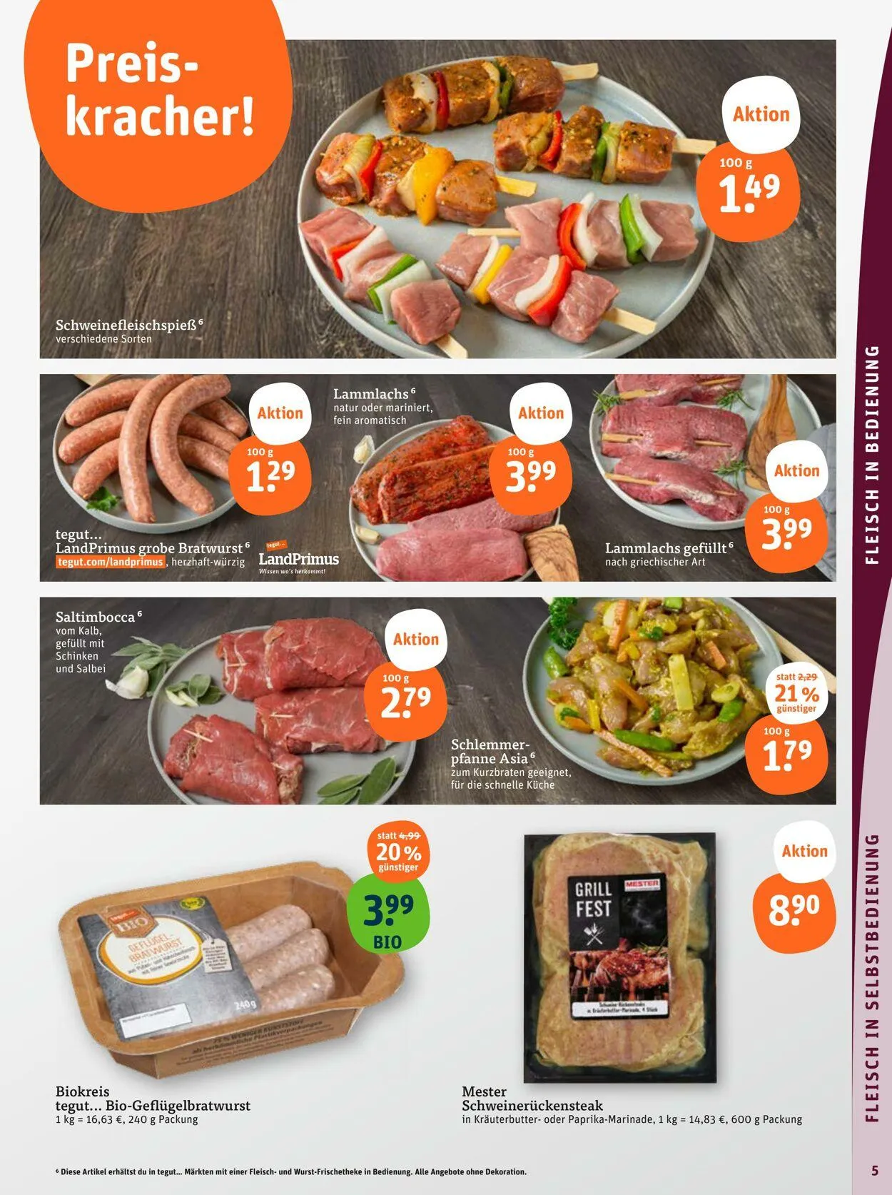 Tegut Aktueller Prospekt von 30. Juni bis 6. Juli 2025 - Prospekt seite 7