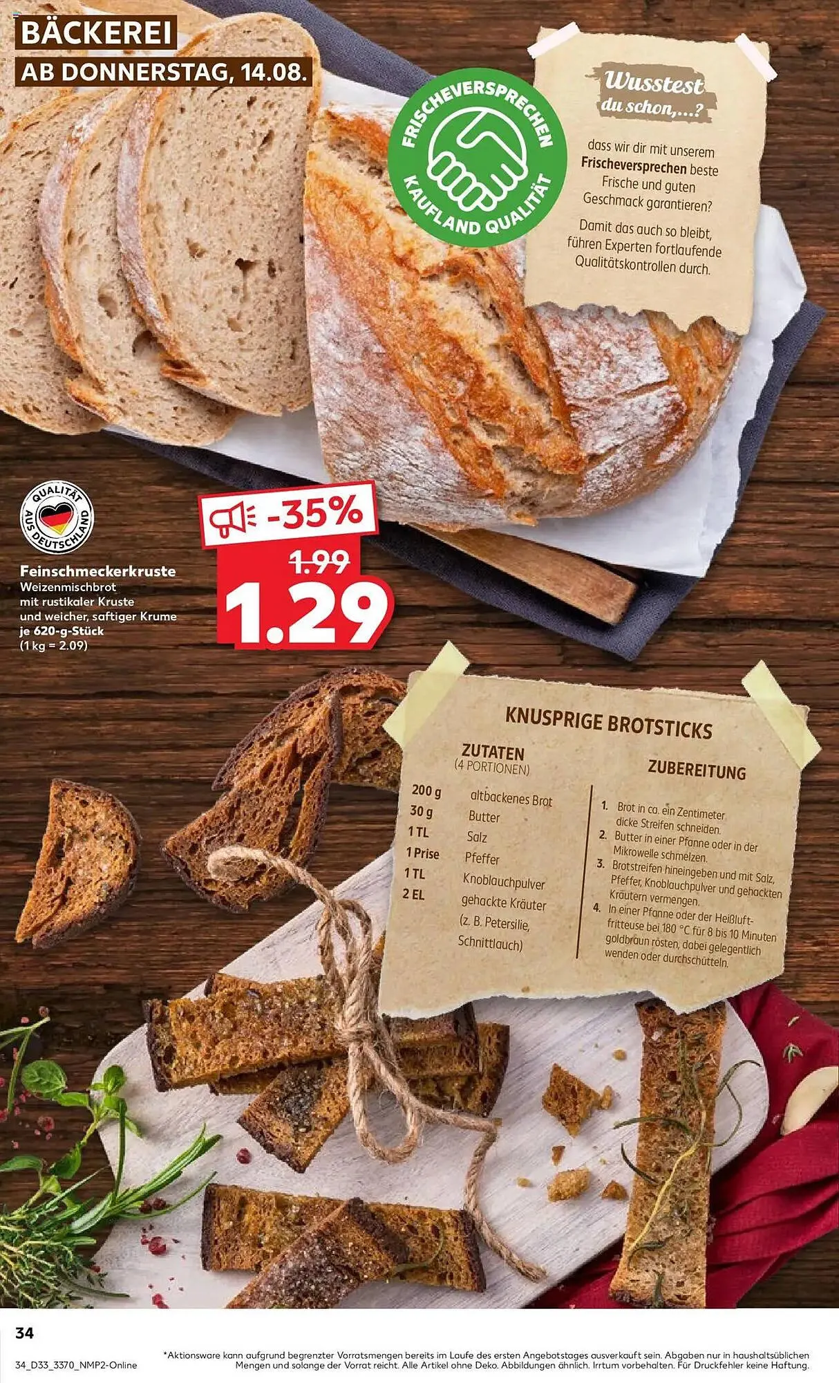 Kaufland Prospekt von 14. August bis 20. August 2025 - Prospekt seite 34