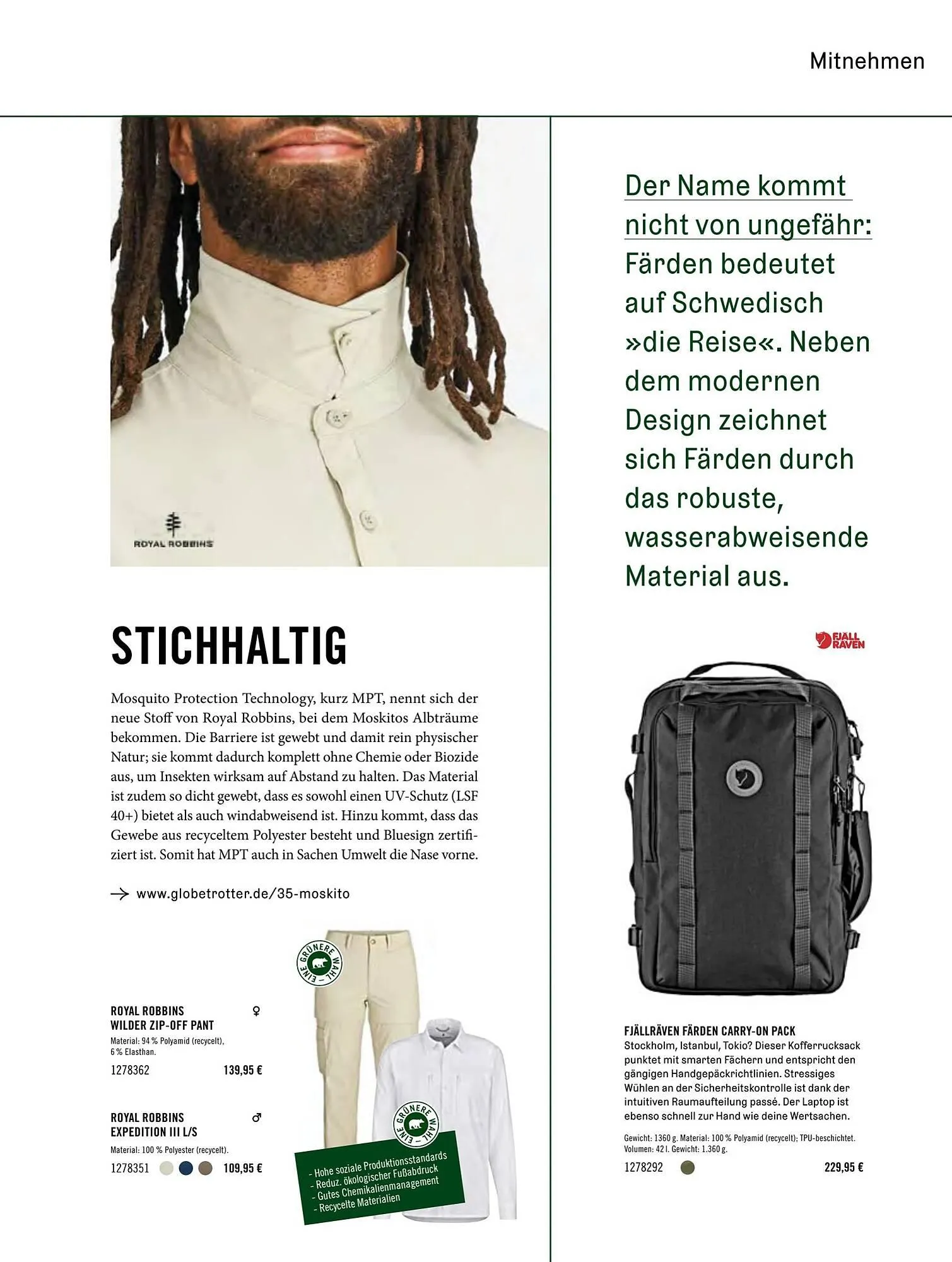 Globetrotter Prospekt von 2. April bis 1. September 2025 - Prospekt seite 111