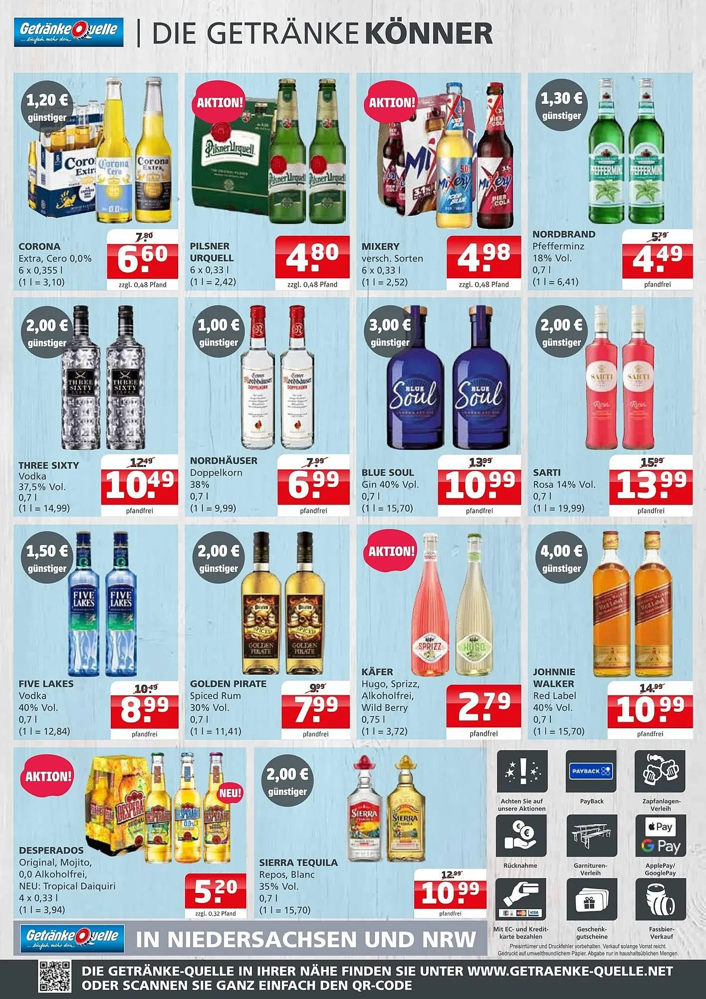 Getränke Quelle Prospekt von 16. März bis 28. März 2026 - Prospekt seite 4