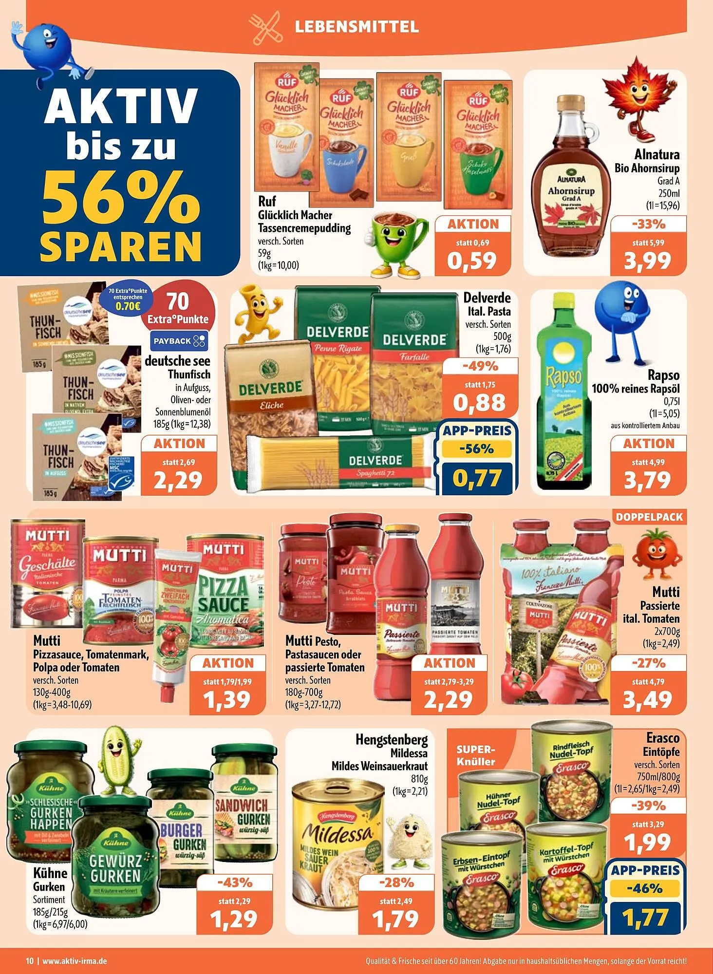 Aktiv Irma Prospekt von 16. Februar bis 21. Februar 2026 - Prospekt seite 10