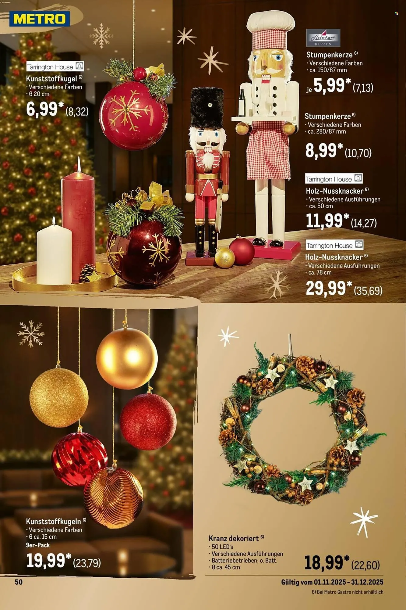 METRO Prospekt von 1. November bis 31. Dezember 2025 - Prospekt seite 58