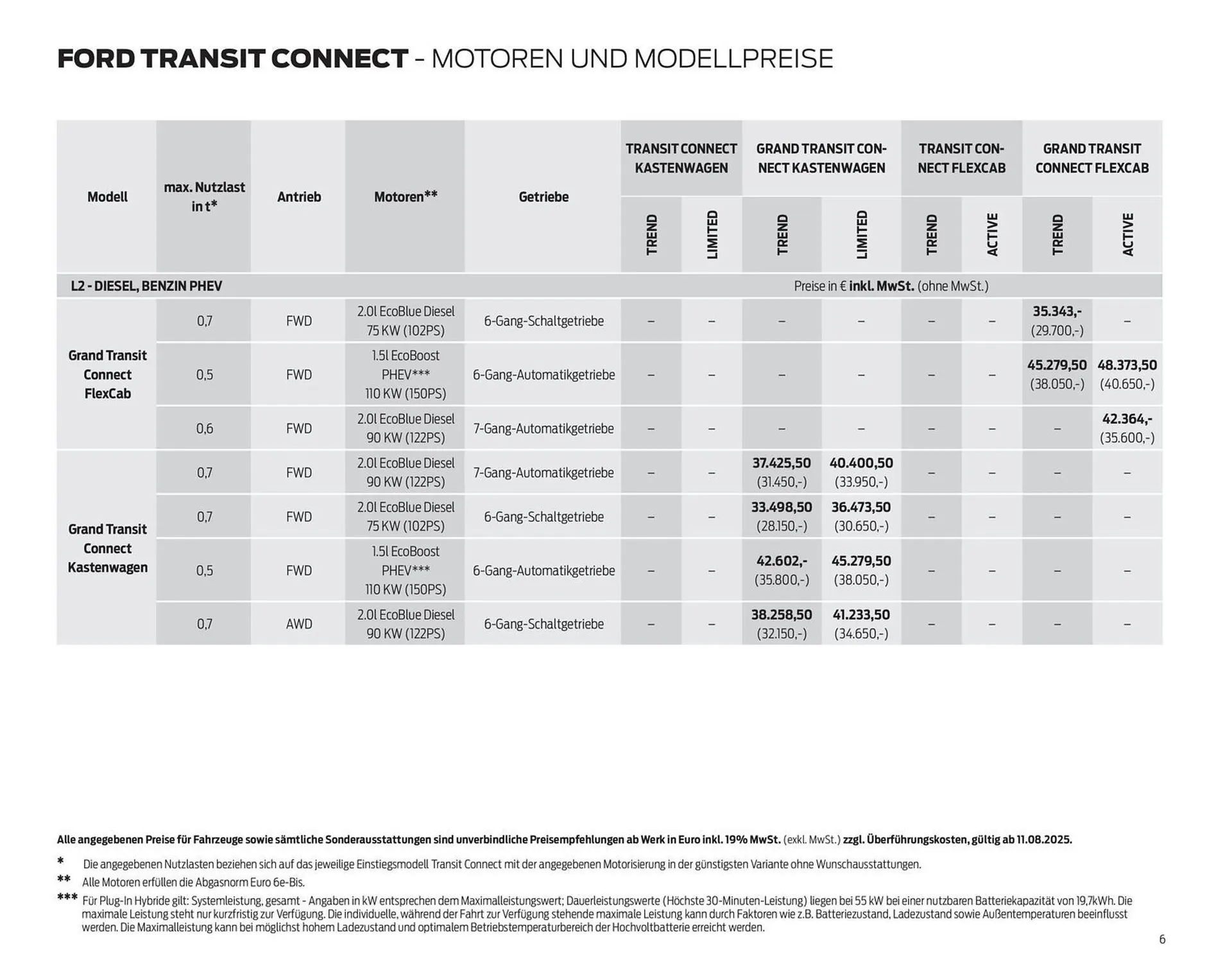 Ford Prospekt von 15. Oktober bis 29. Oktober 2025 - Prospekt seite 6