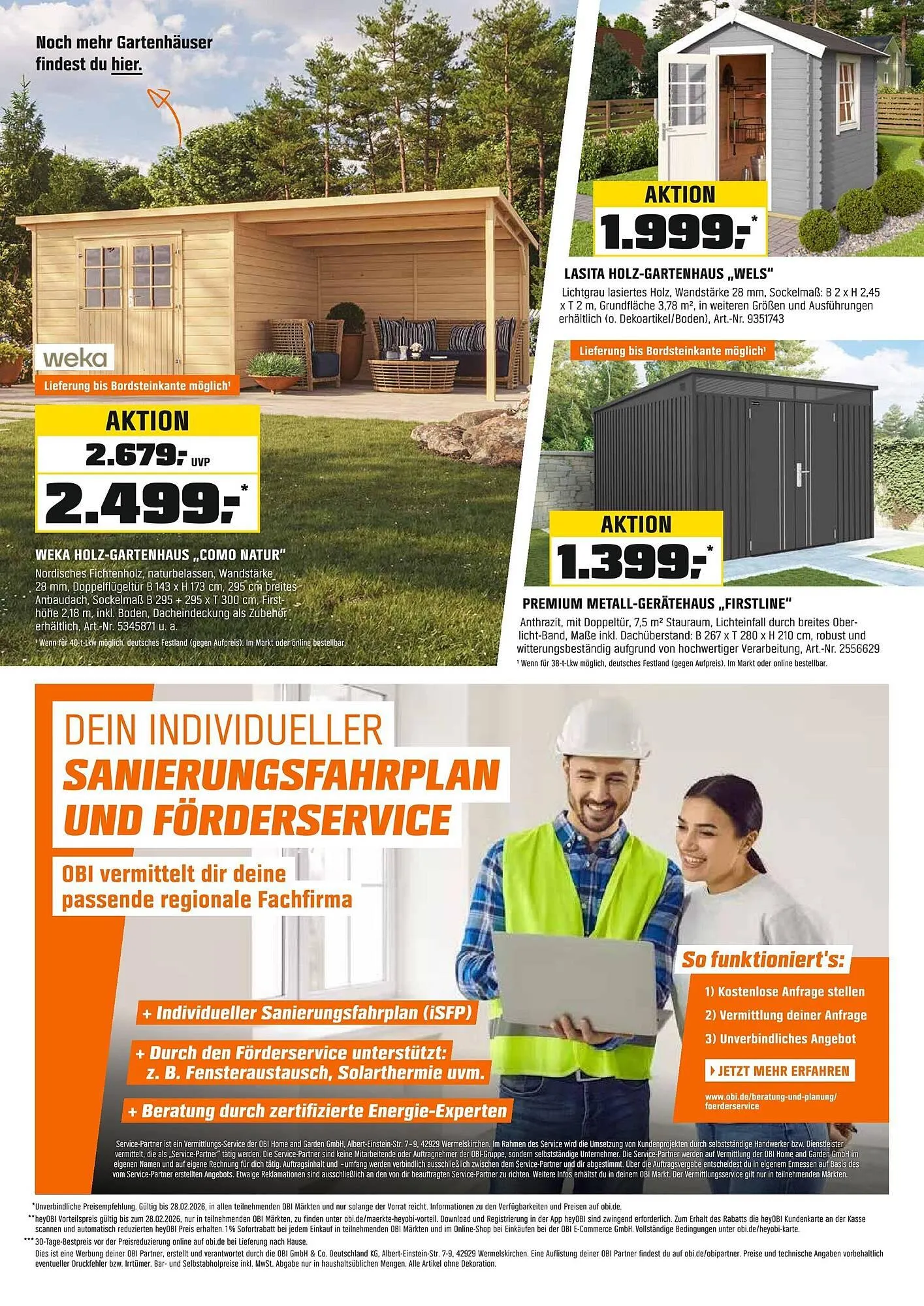 OBI Prospekt von 30. Januar bis 28. Februar 2026 - Prospekt seite 13