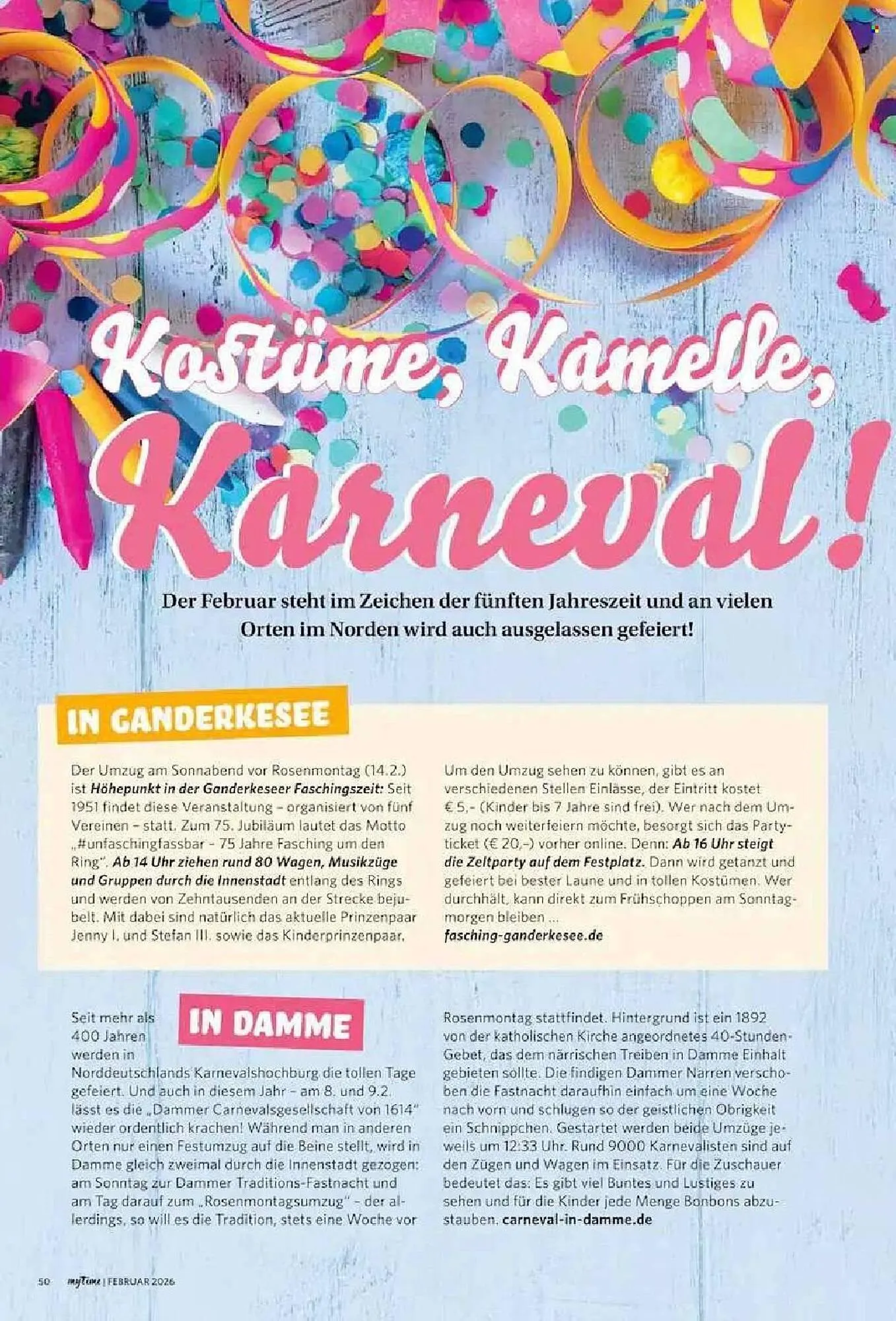 Combi Magazine von 1. Februar bis 28. Februar 2026 - Prospekt seite 50