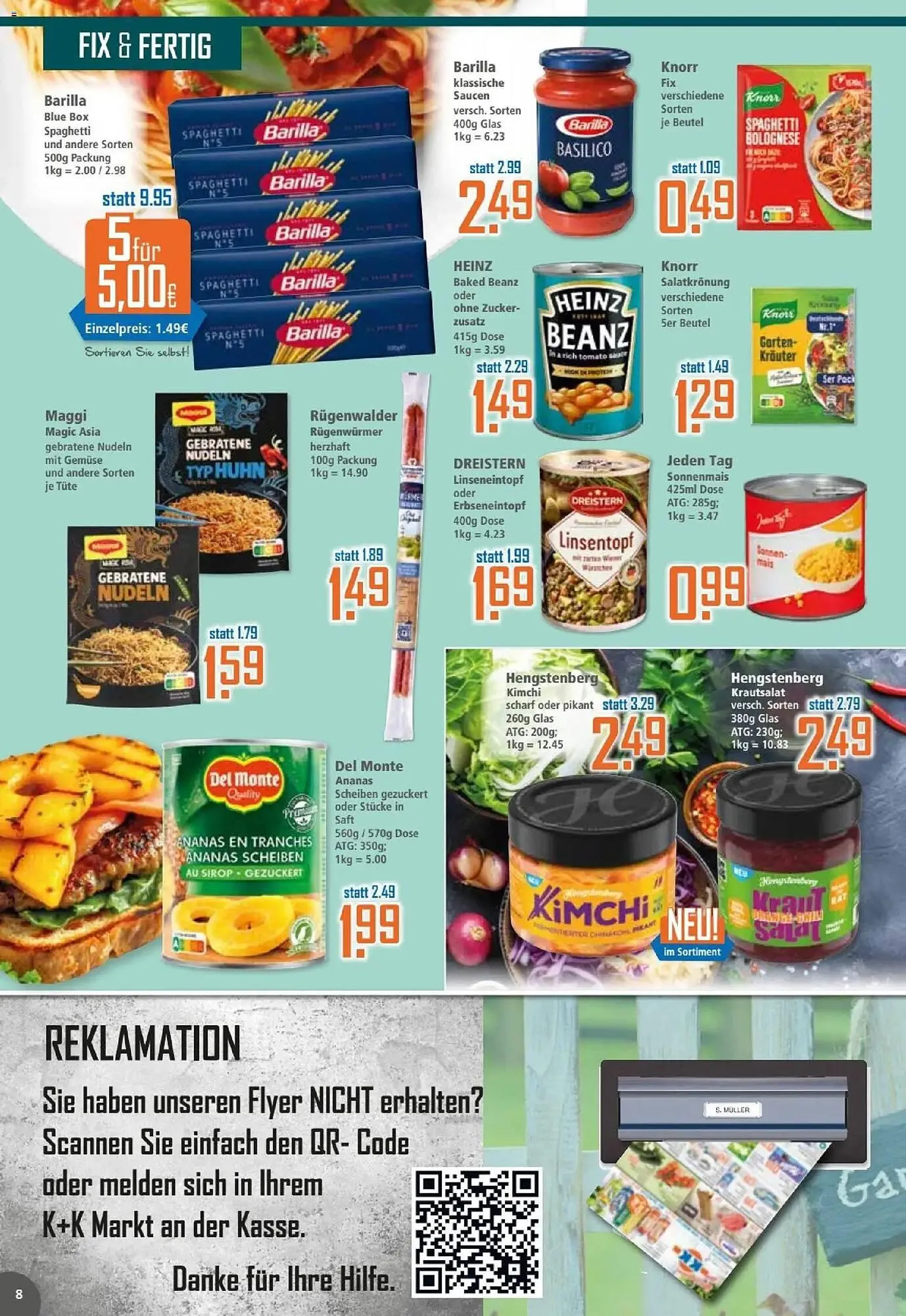 Klaas und Kock Prospekt von 5. Januar bis 10. Januar 2026 - Prospekt seite 8