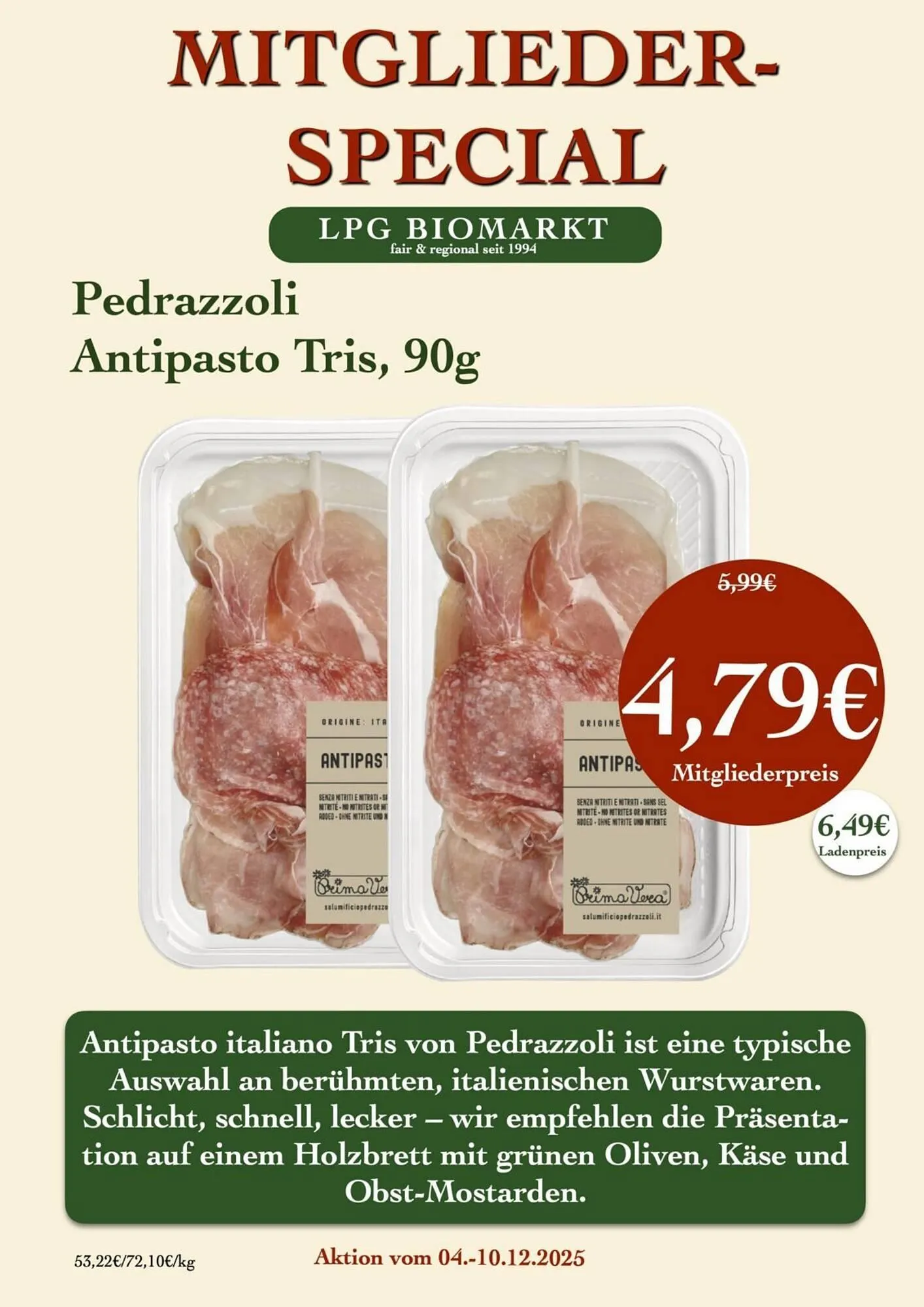 LPG Biomarkt Prospekt von 4. Dezember bis 10. Dezember 2025 - Prospekt seite 9