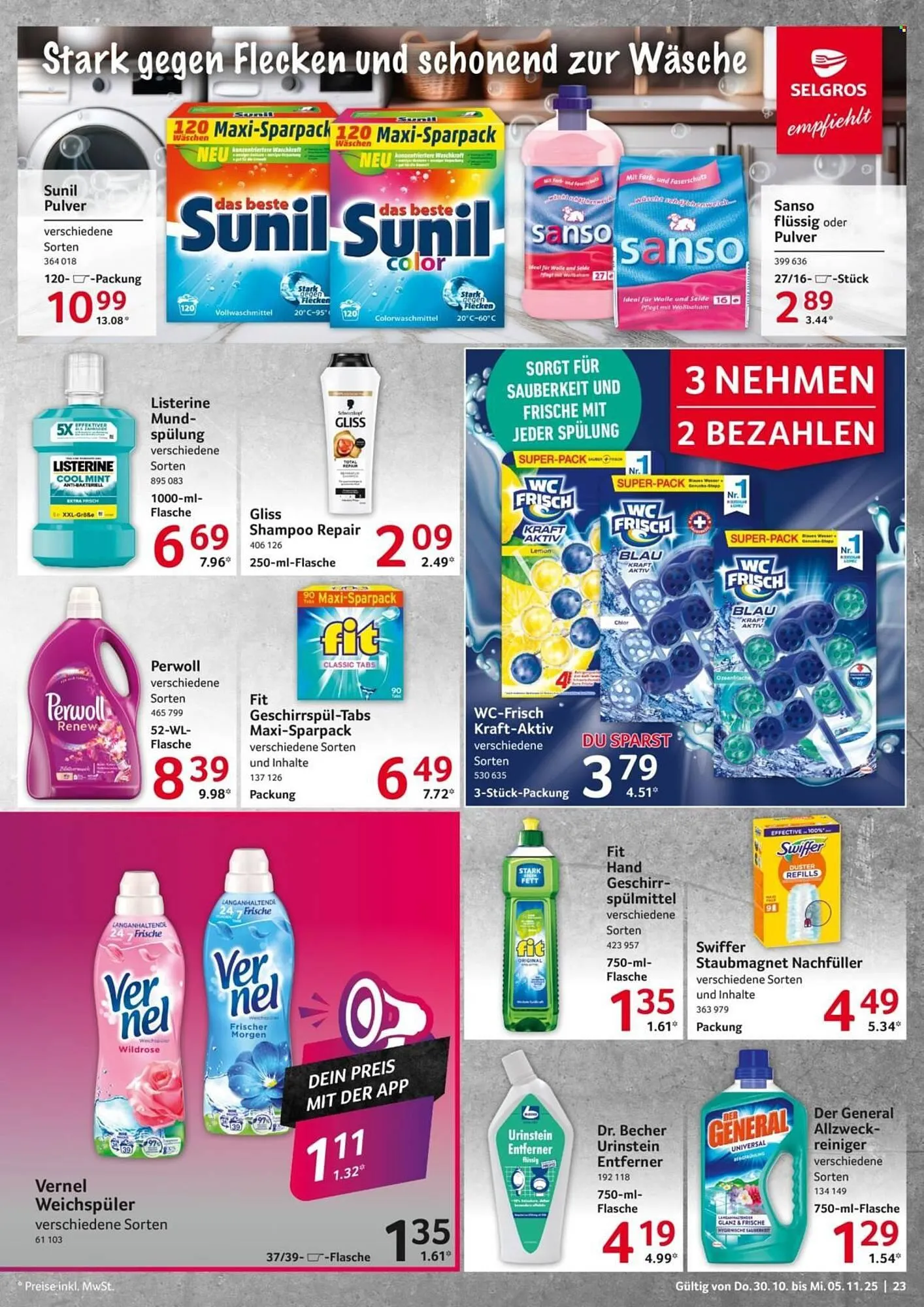 Selgros Prospekt von 30. Oktober bis 5. November 2025 - Prospekt seite 23
