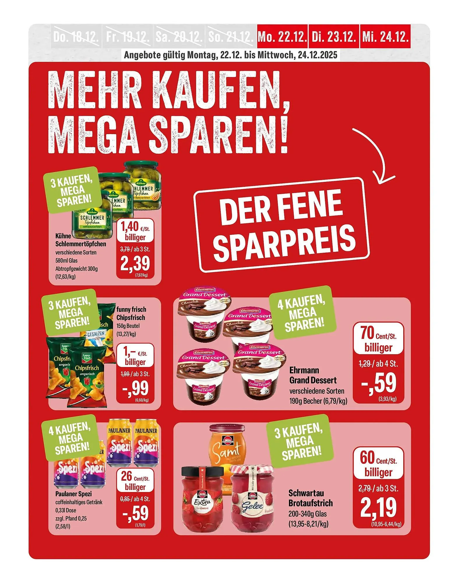 Feneberg Prospekt von 17. Dezember bis 20. Dezember 2025 - Prospekt seite 26