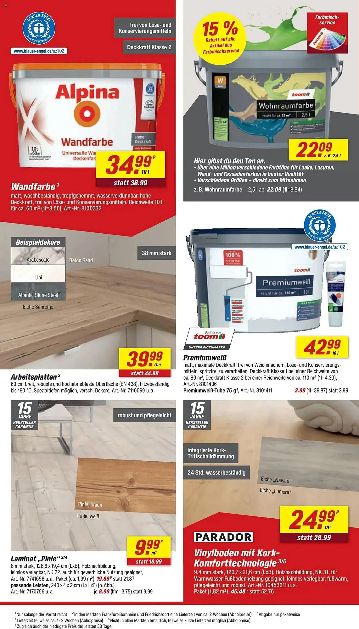 Toom Baumarkt Prospekt von 25. April bis 1. Mai 2026 - Prospekt seite 30