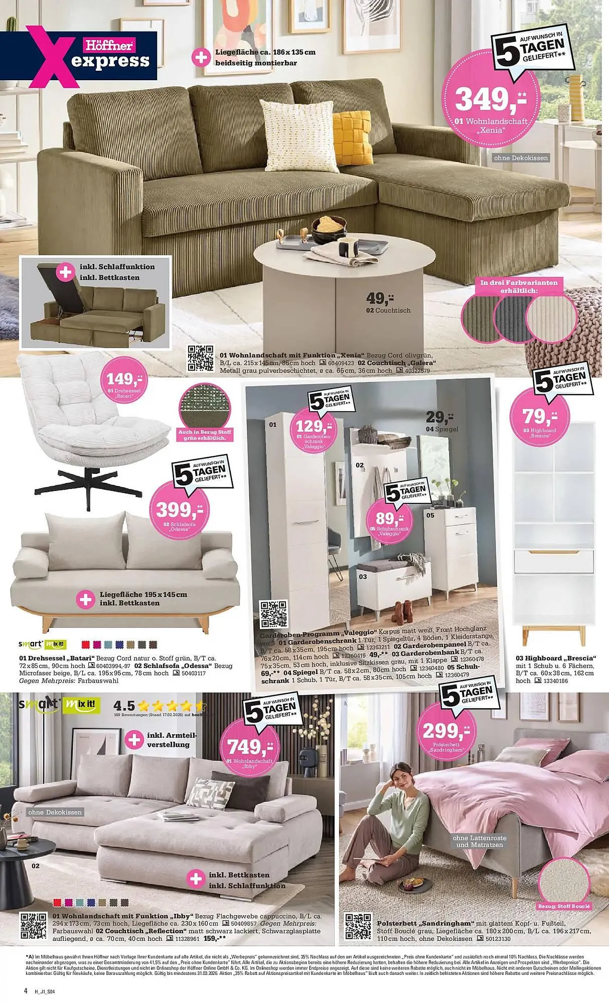 Höffner Prospekt von 24. März bis 31. März 2026 - Prospekt seite 4