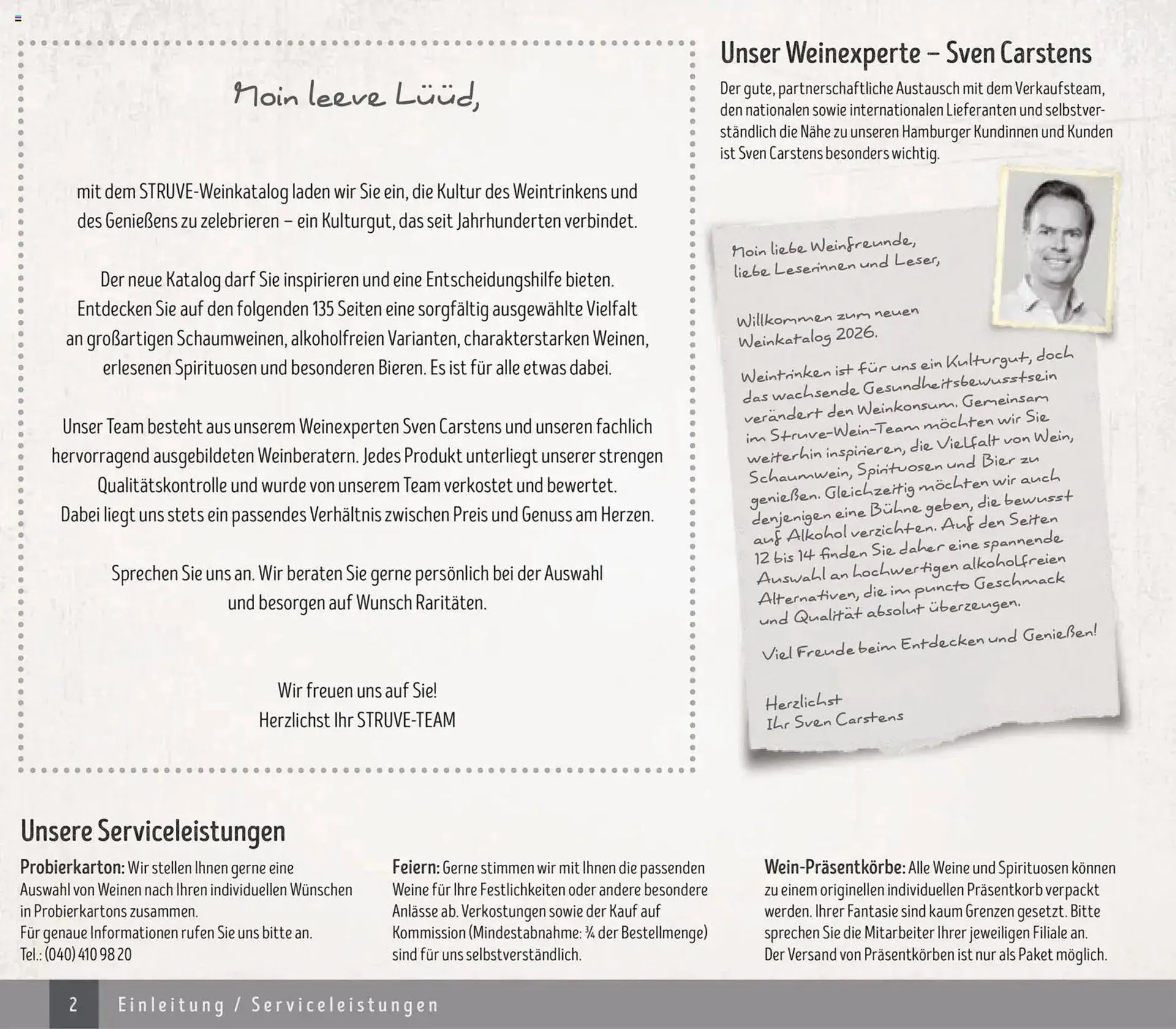 Edeka Struve Prospekt von 14. November bis 31. März 2026 - Prospekt seite 2