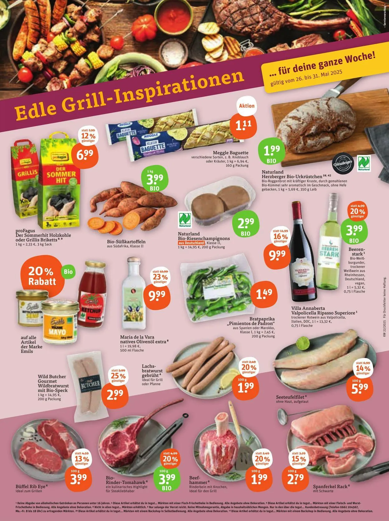 Tegut Aktueller Prospekt von 19. Mai bis 25. Mai 2025 - Prospekt seite 2