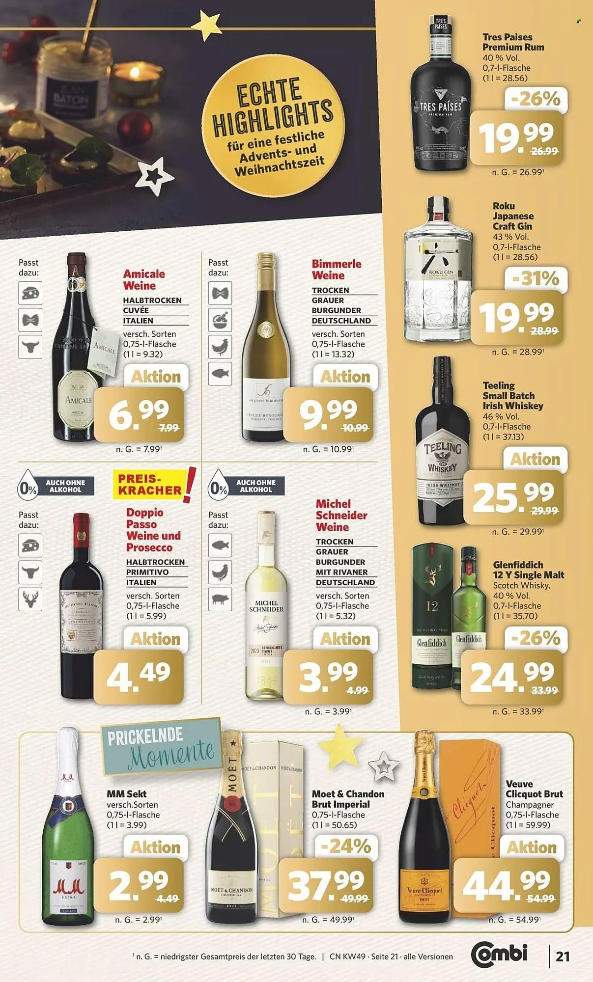 Combi Prospekt von 1. Dezember bis 6. Dezember 2025 - Prospekt seite 21