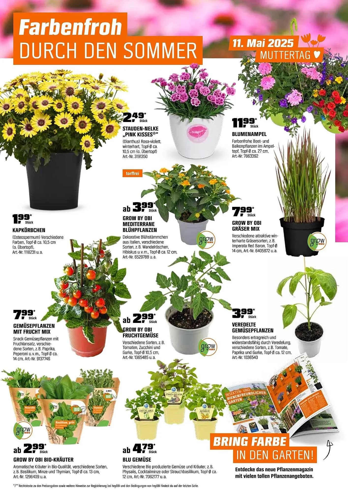 OBI Prospekt von 16. Mai bis 31. Mai 2025 - Prospekt seite 11