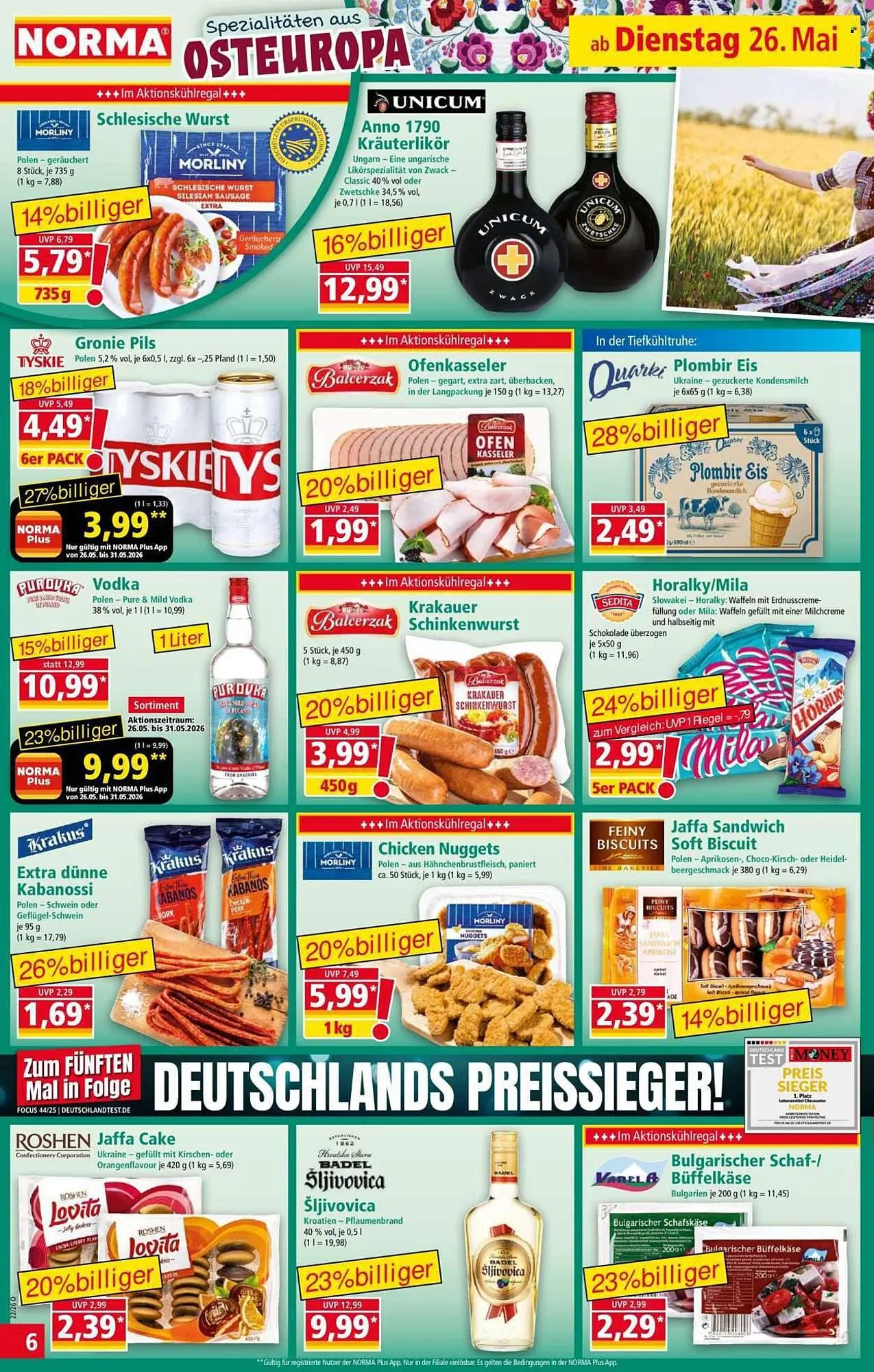 Norma Prospekt von 26. Mai bis 31. Mai 2026 - Prospekt seite 6