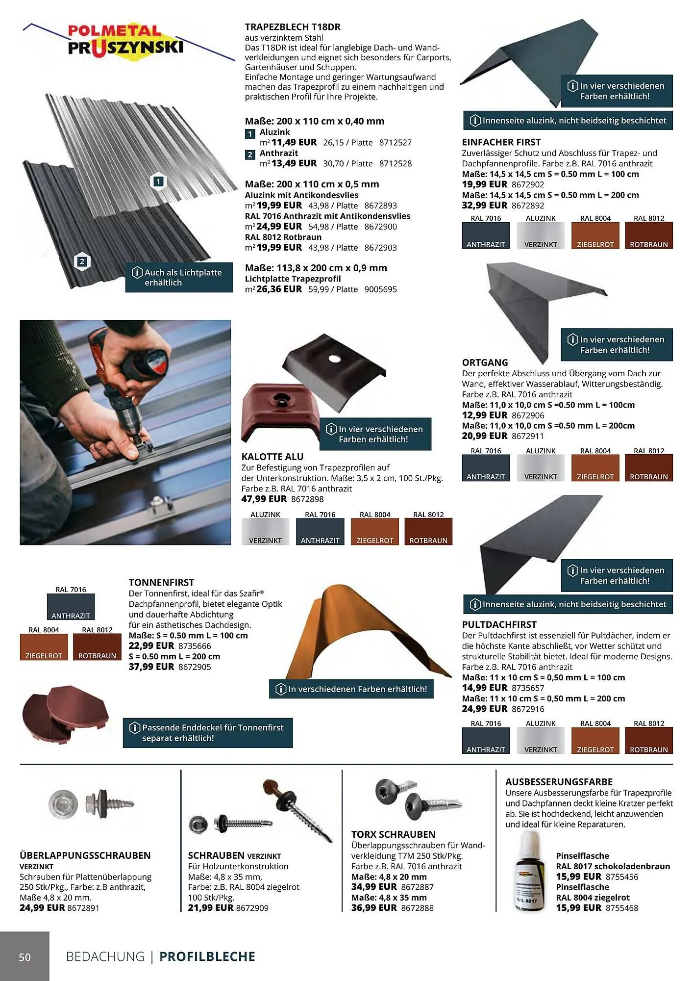BBM Baumarkt Prospekt von 20. April bis 31. Dezember 2025 - Prospekt seite 50