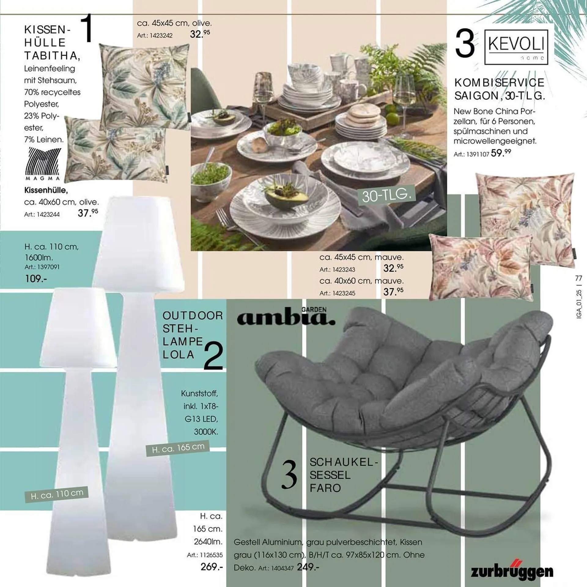 Zurbrüggen Prospekt von 14. Mai bis 31. August 2025 - Prospekt seite 77