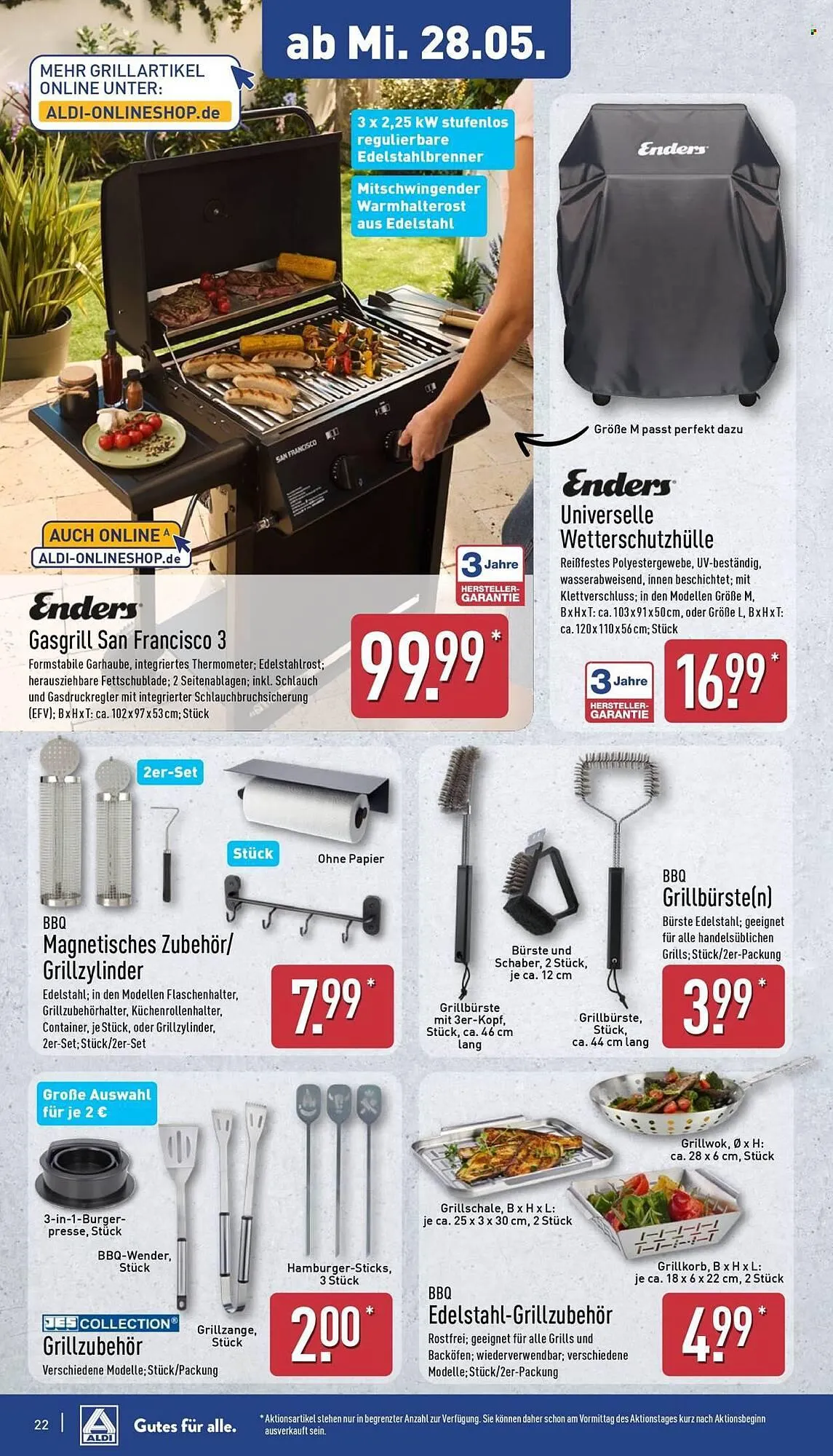 Aldi Nord Prospekt von 26. Mai bis 31. Mai 2025 - Prospekt seite 22