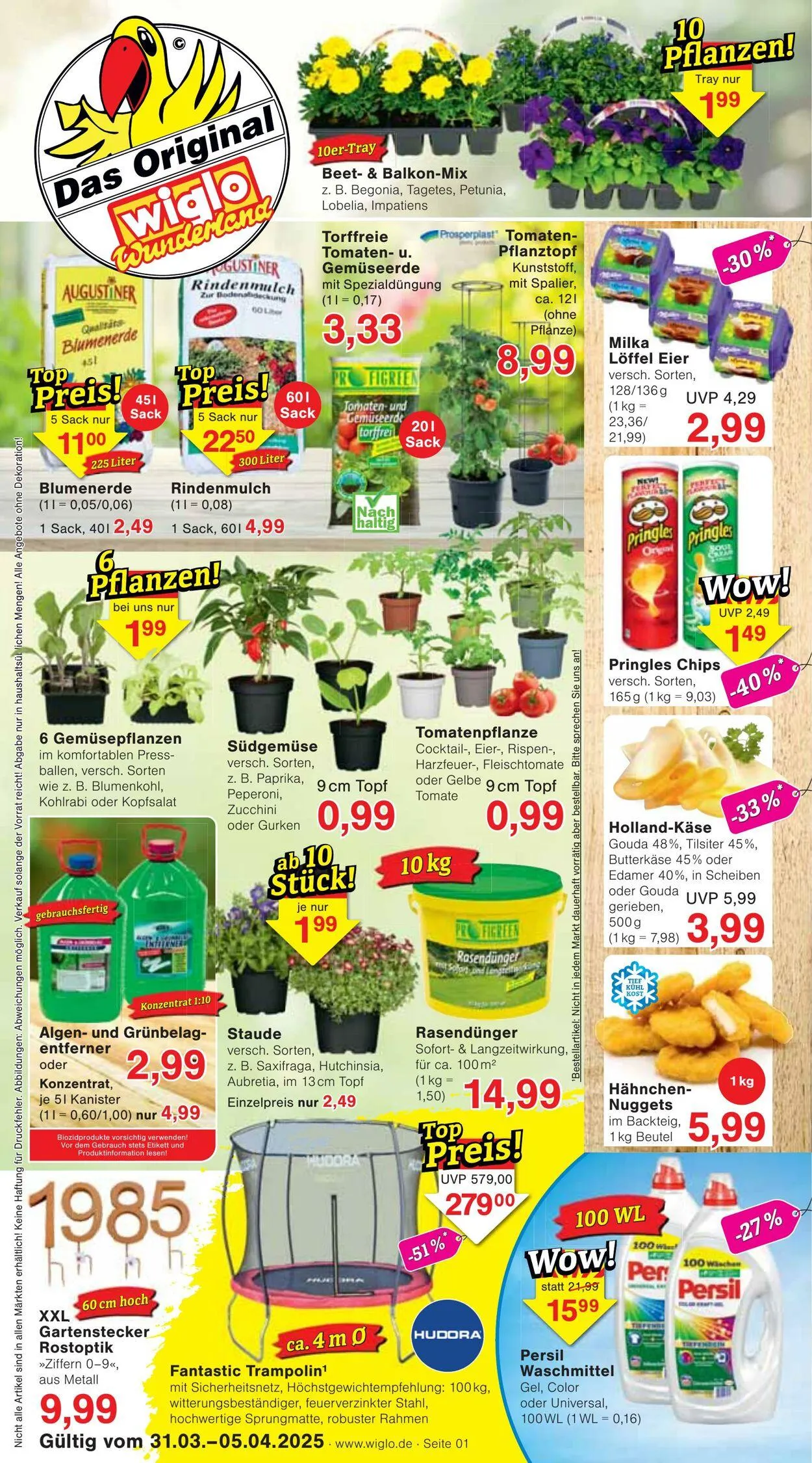 Wiglo Wunderland Aktueller Prospekt von 21. April bis 30. April 2025 - Prospekt seite 1