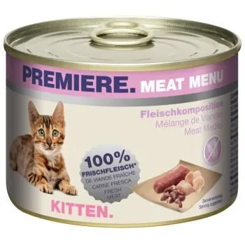 PREMIERE Meat Menu Kitten Fleischkomposition 6x200 g