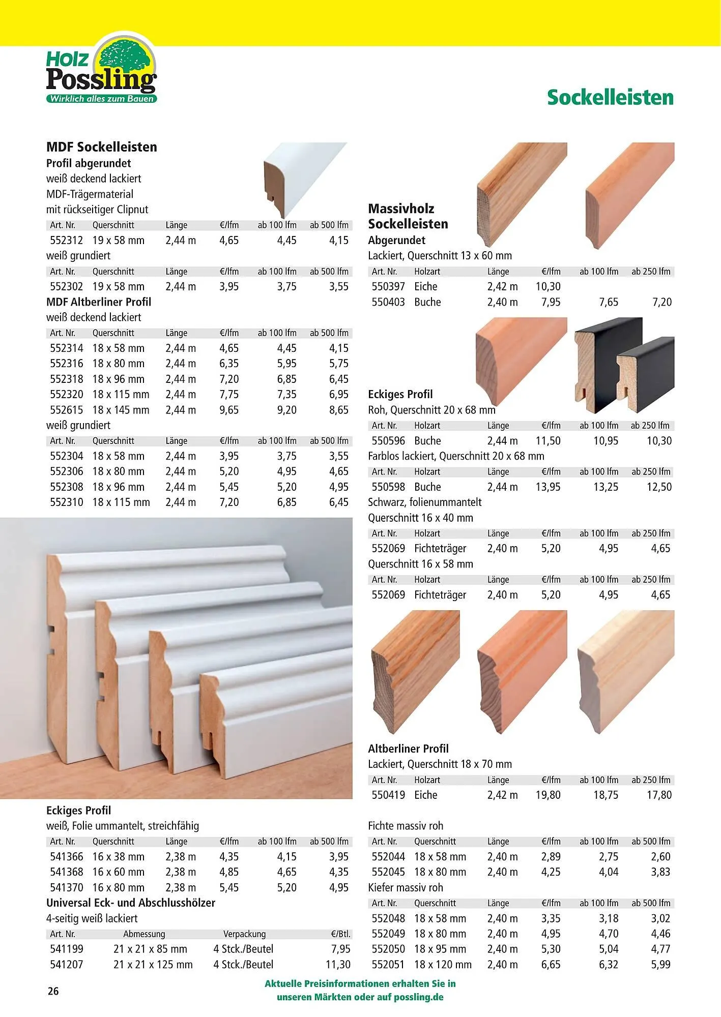 Holz Possling Prospekt von 2. Mai bis 31. Juli 2025 - Prospekt seite 26