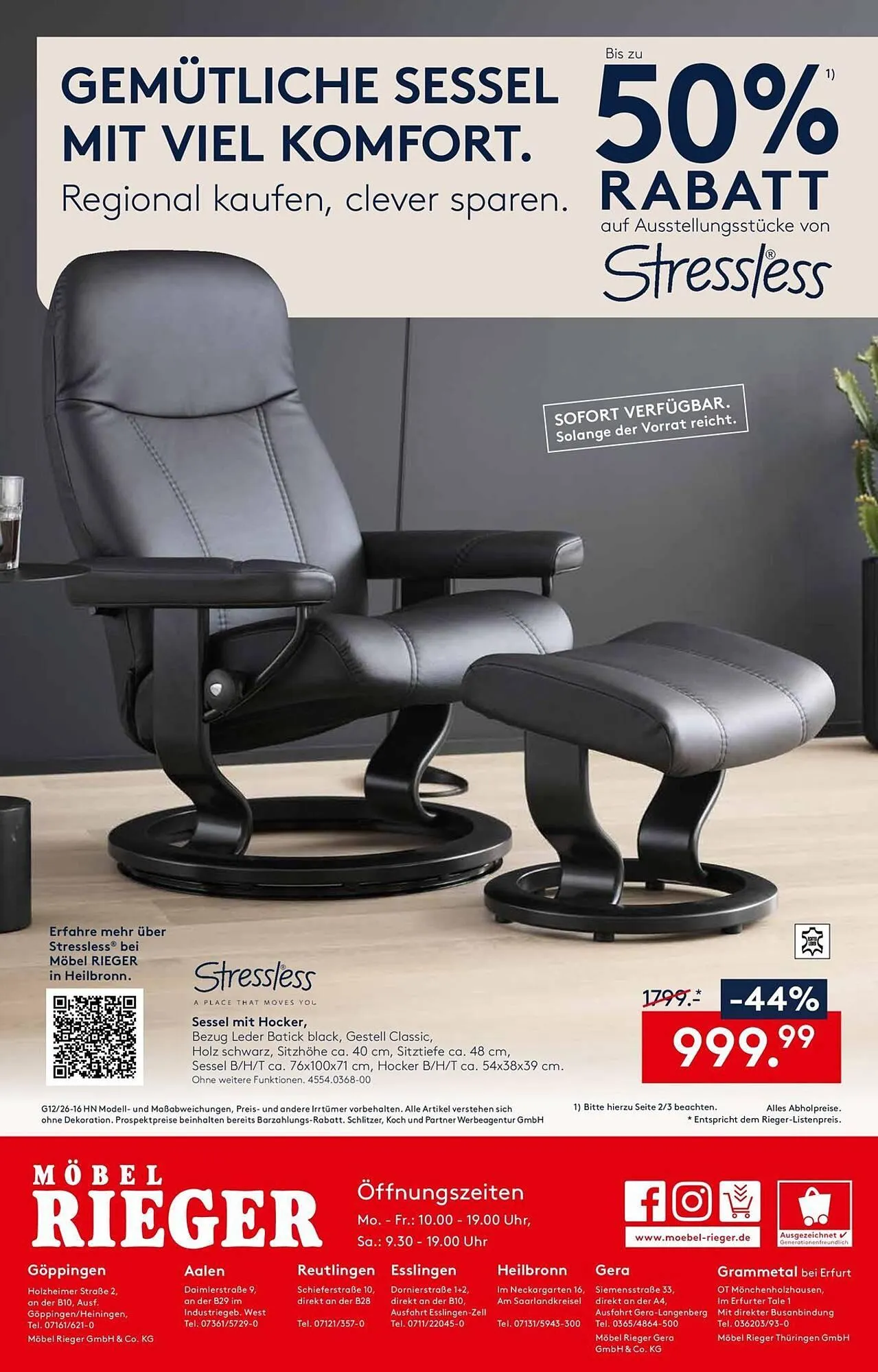 Möbel Rieger Prospekt von 26. März bis 9. April 2026 - Prospekt seite 2